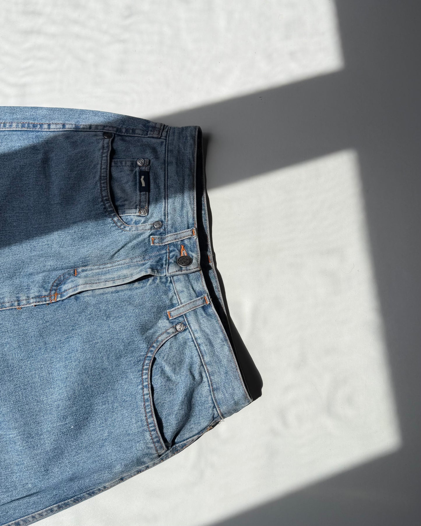 90s Gas longuette denim skirt