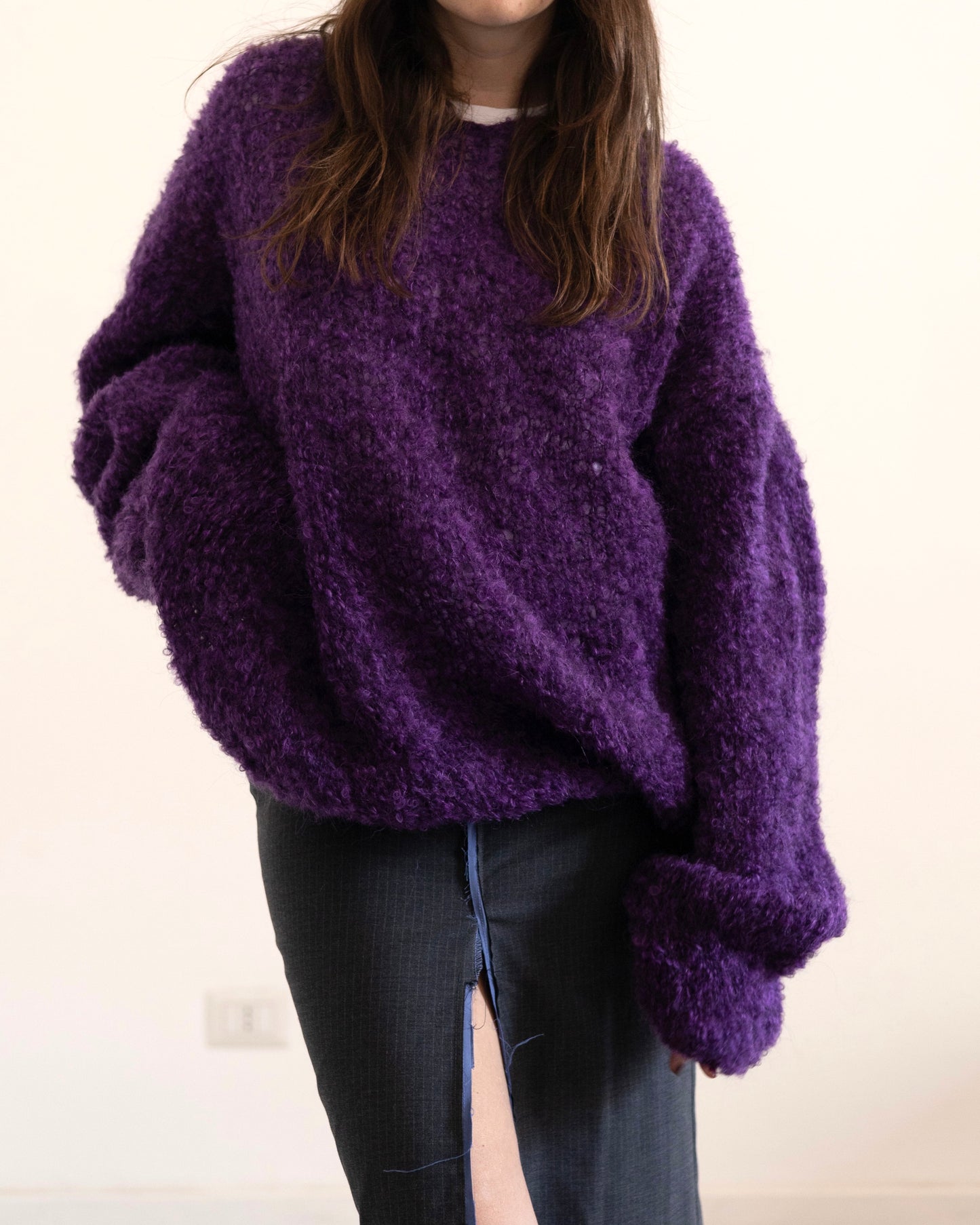 Knit bouclé jumper