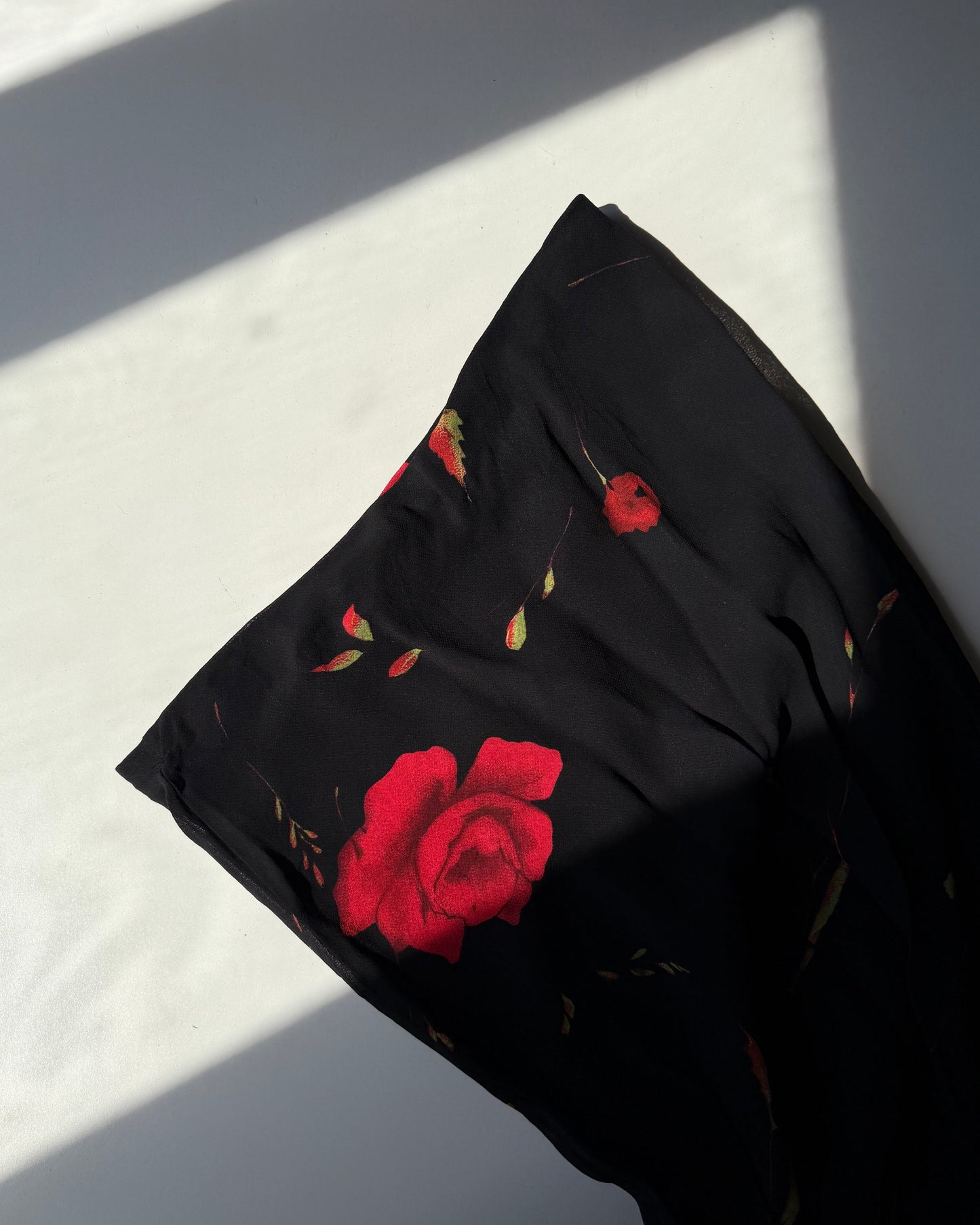 00s longuette floral skirt