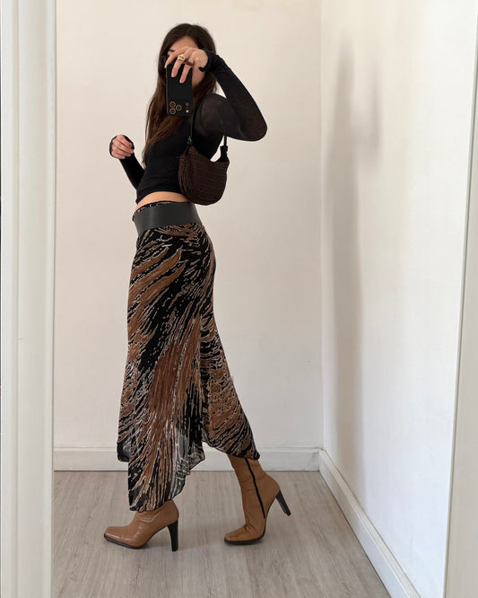 00s asymmetric skirt