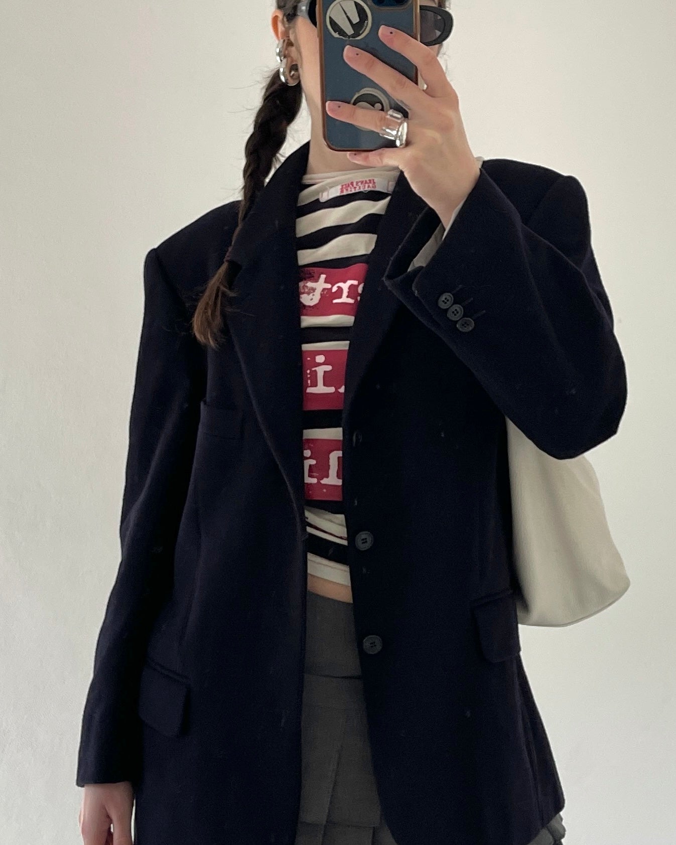 Cashmere and wool blazer