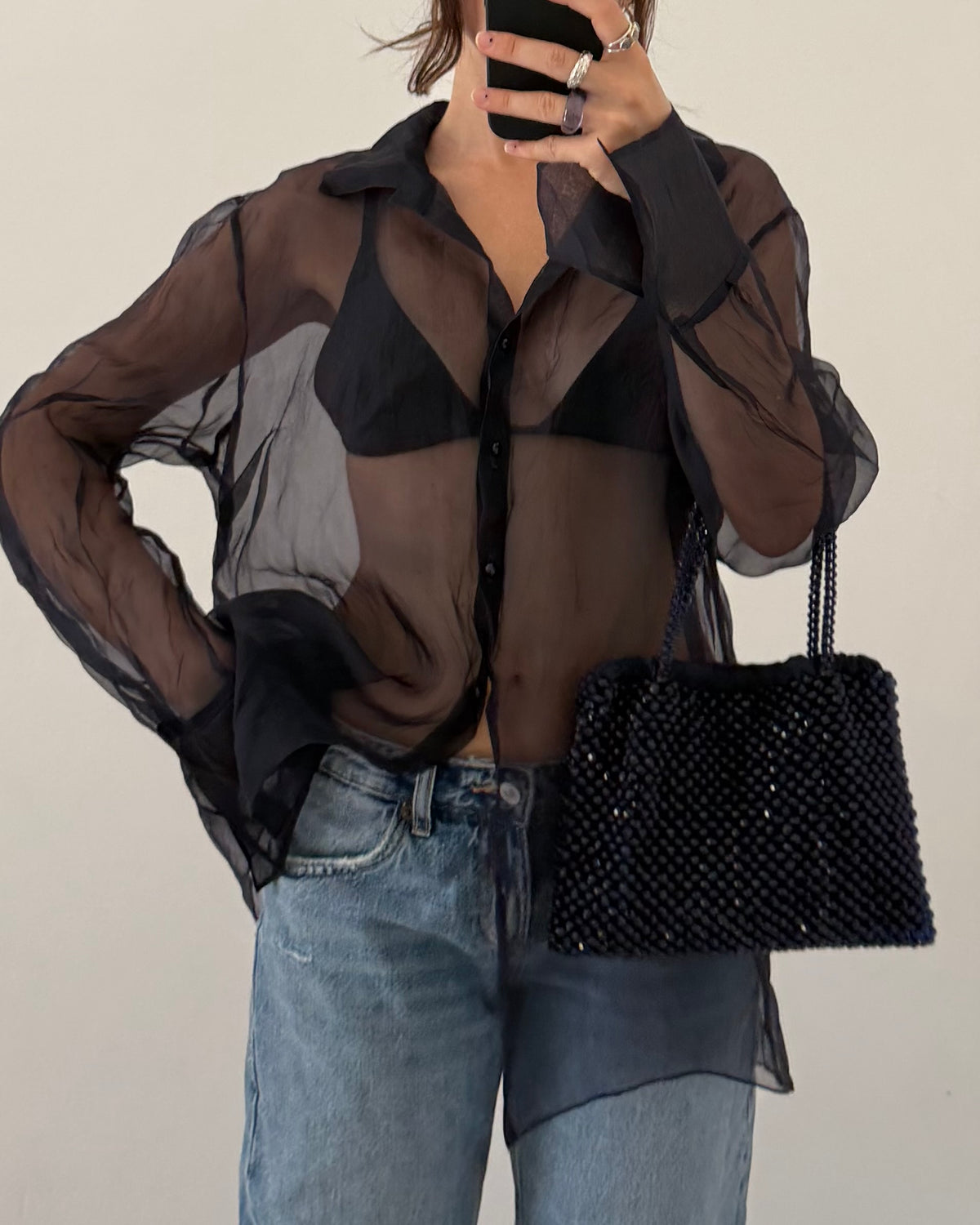 90s silk shirt