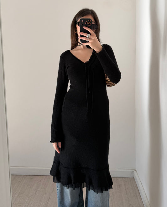 Mohair midi dress