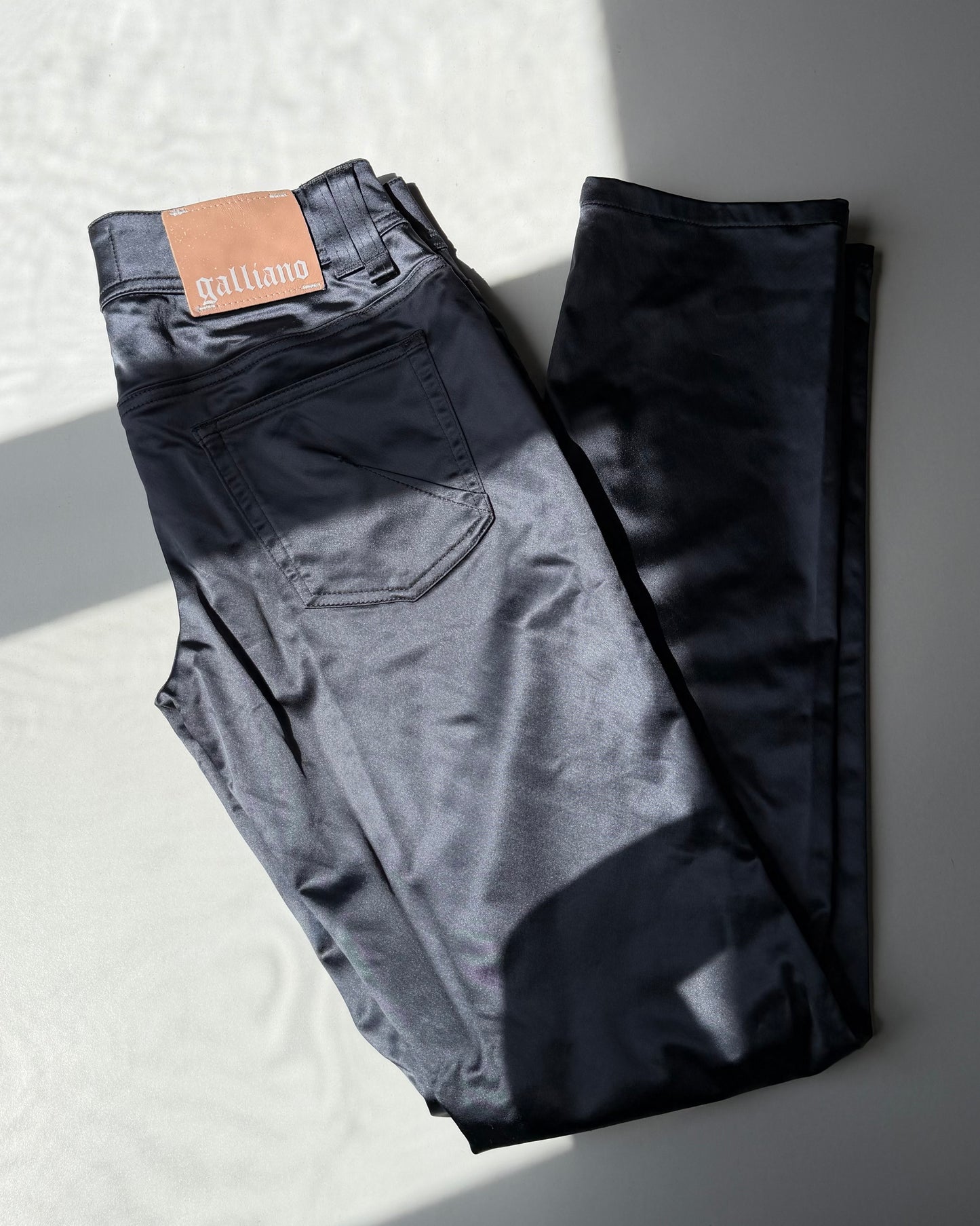 Jean Paul Gaultier satin trousers
