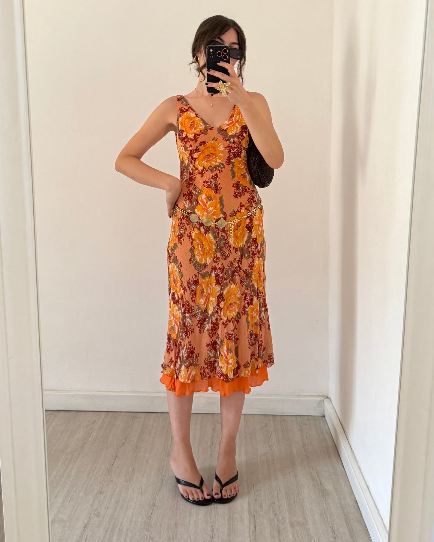 00s embellished midi dress