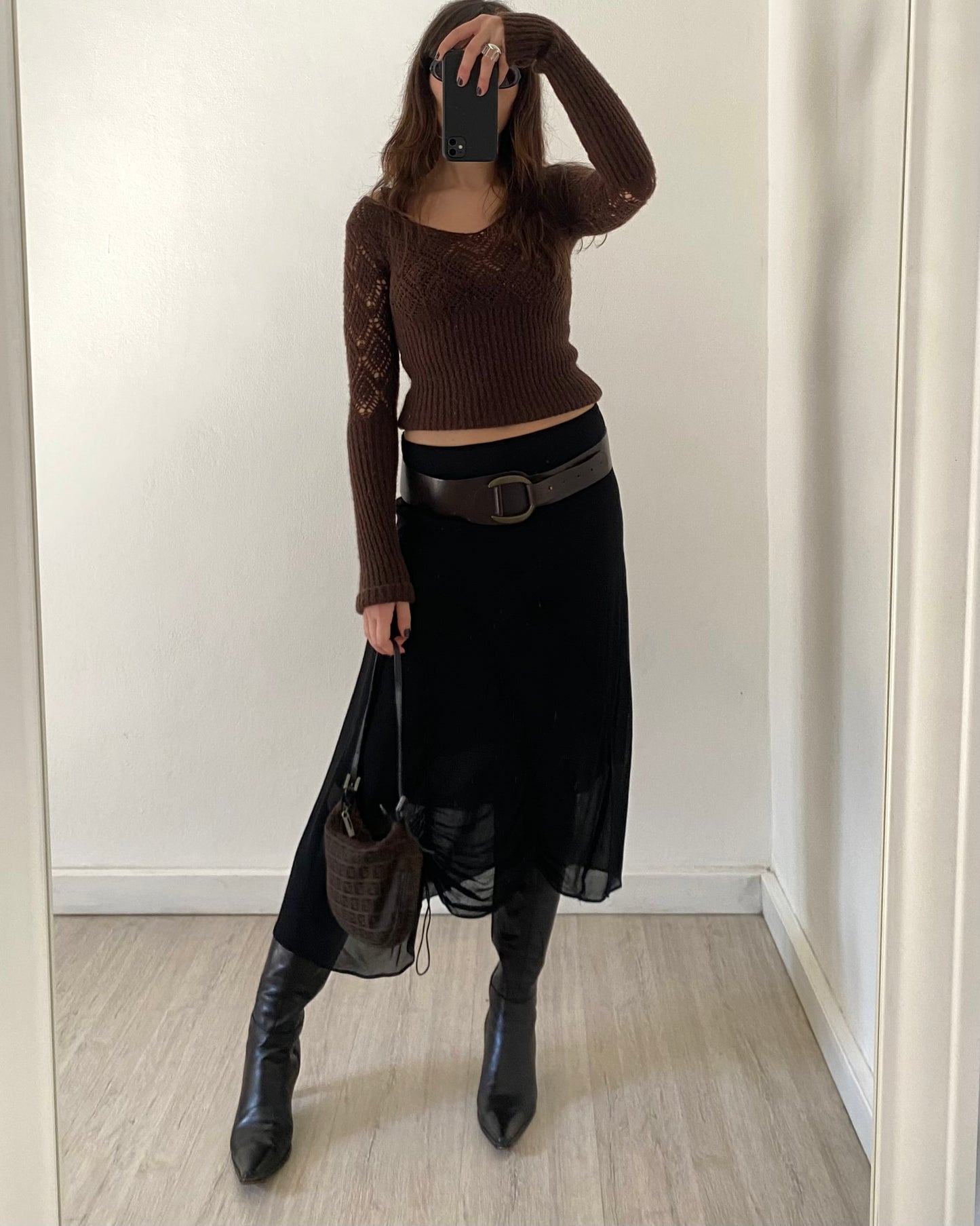 Mohair knit top