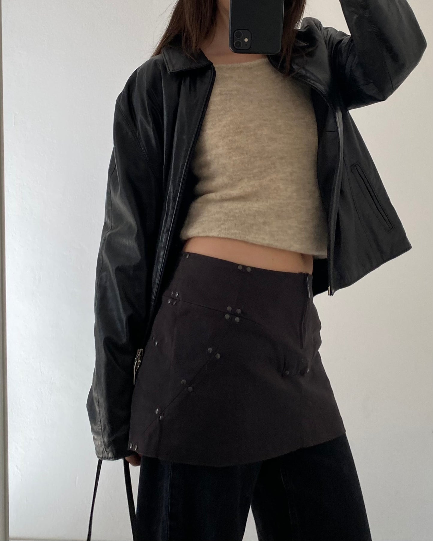 Plein Sud studded mini skirt