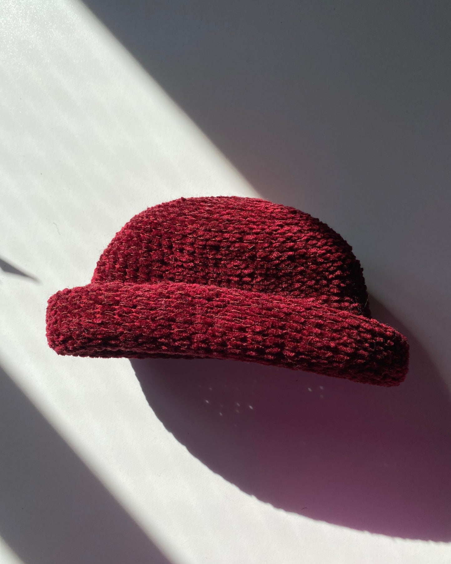 Chenille hat