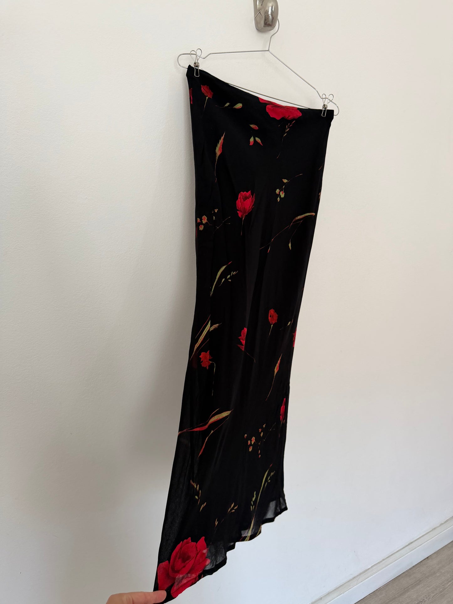 00s longuette floral skirt
