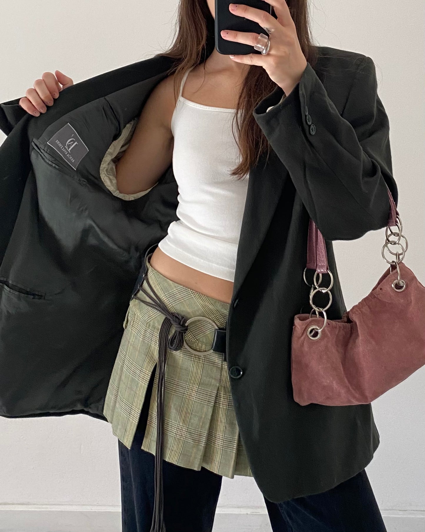 Cashmere and wool blazer