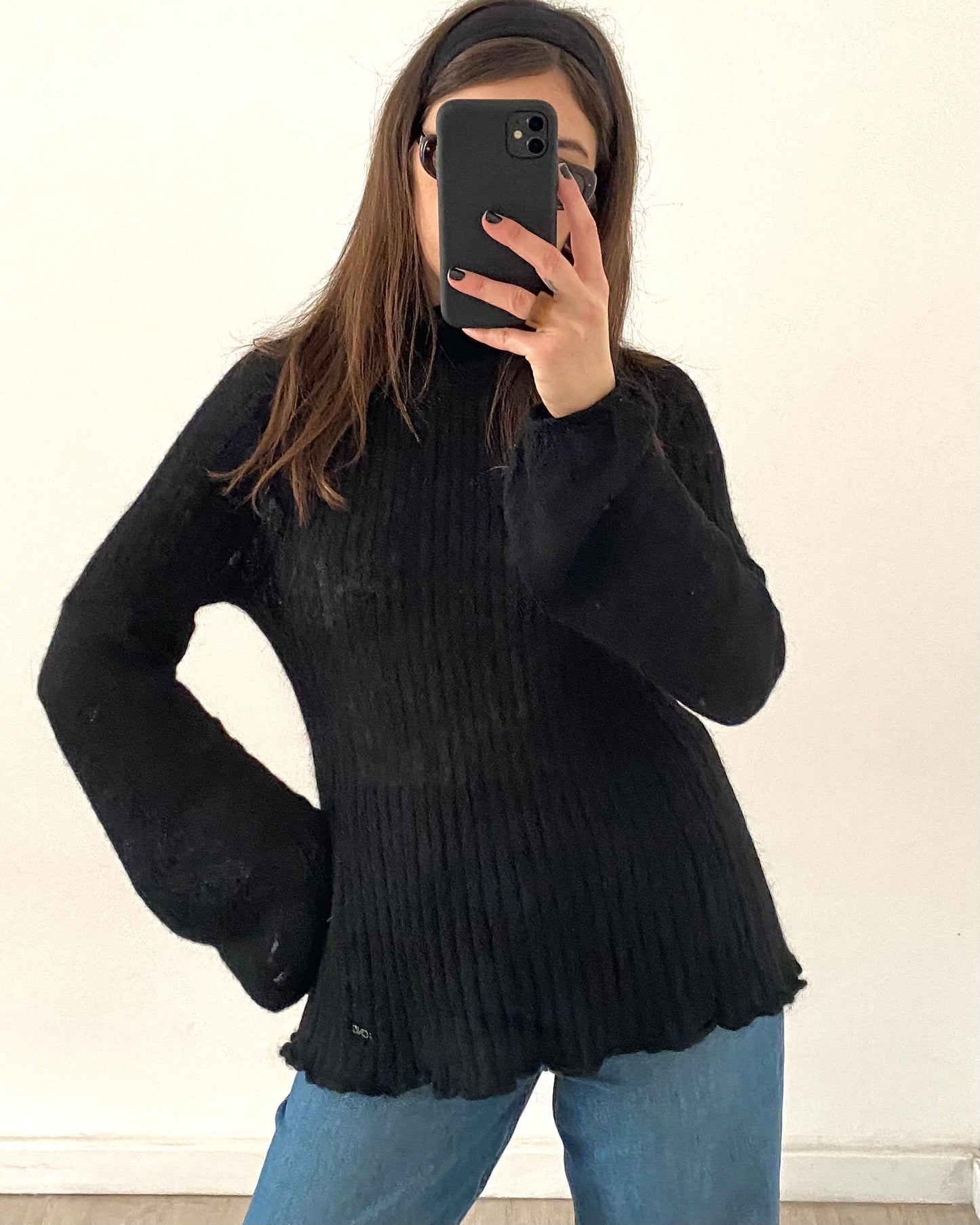 Costume National mohair knit top