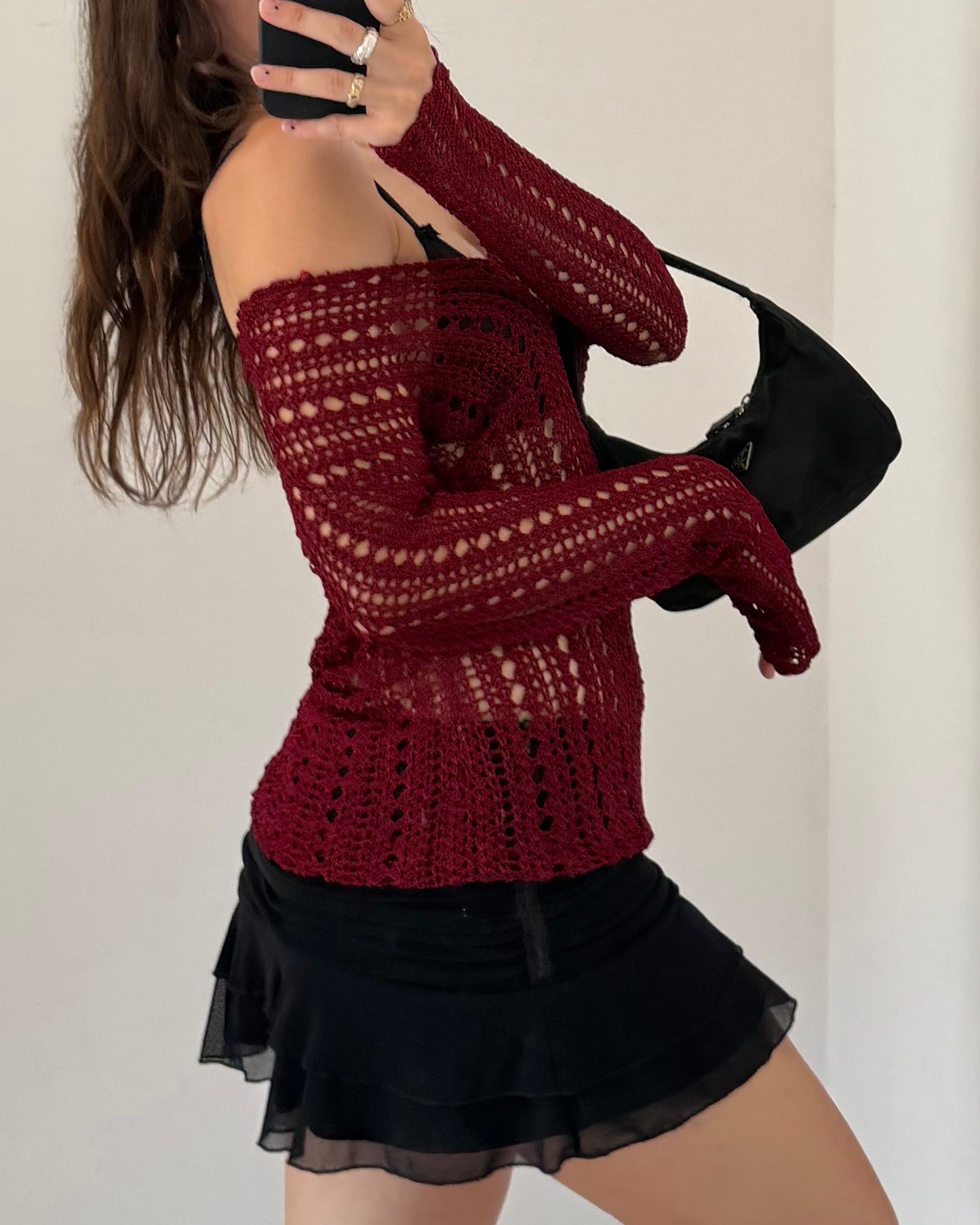 00s net long sleeves top