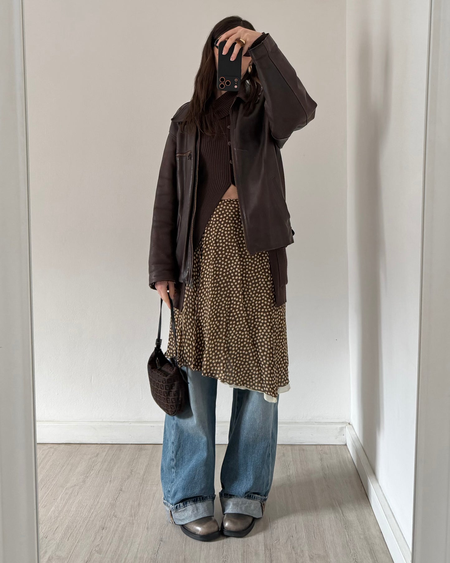 Asymmetric long knit