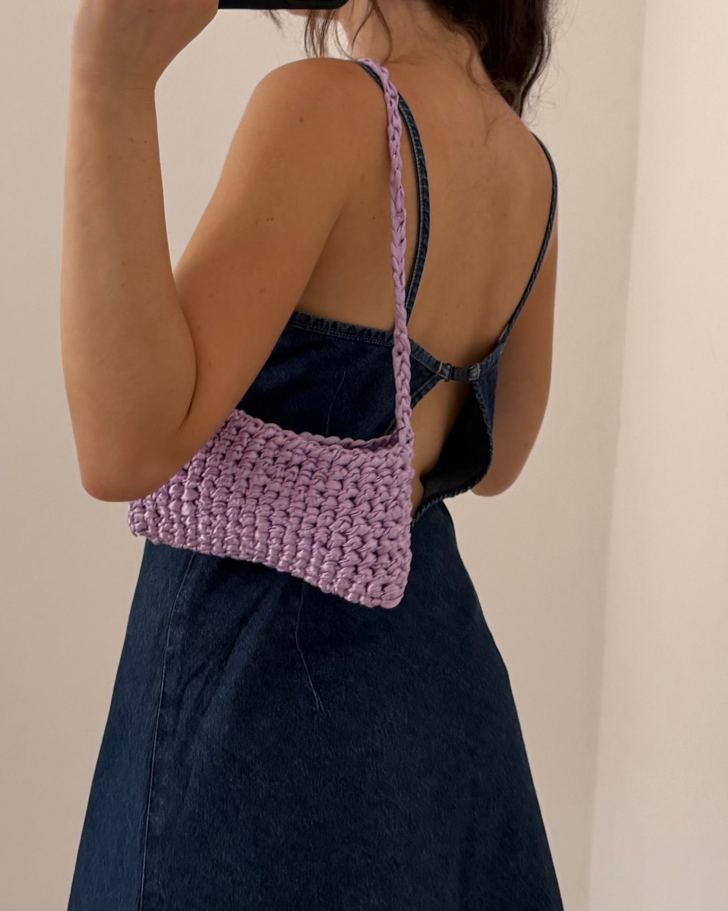 00s denim midi dress