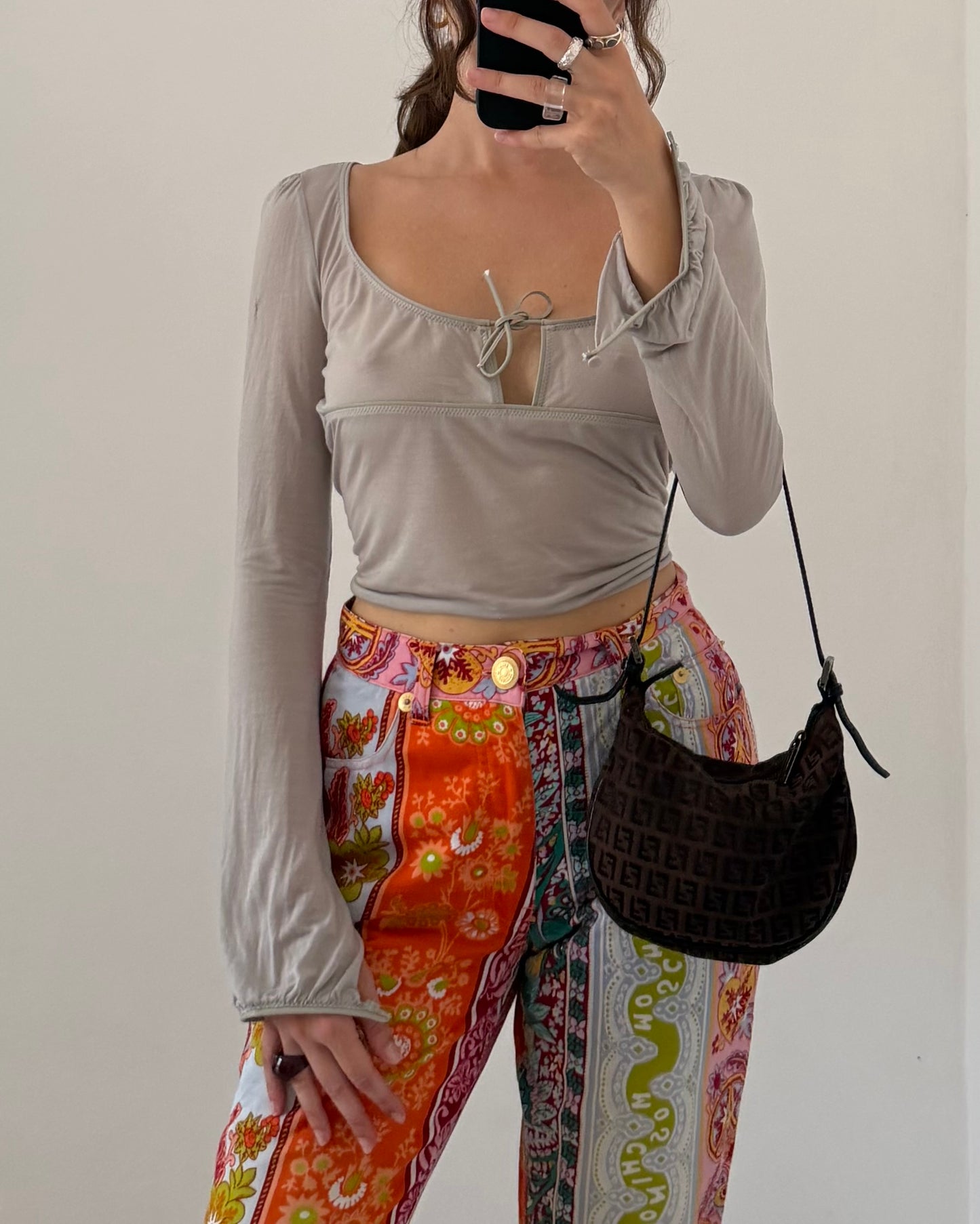 Moschino printed trousers