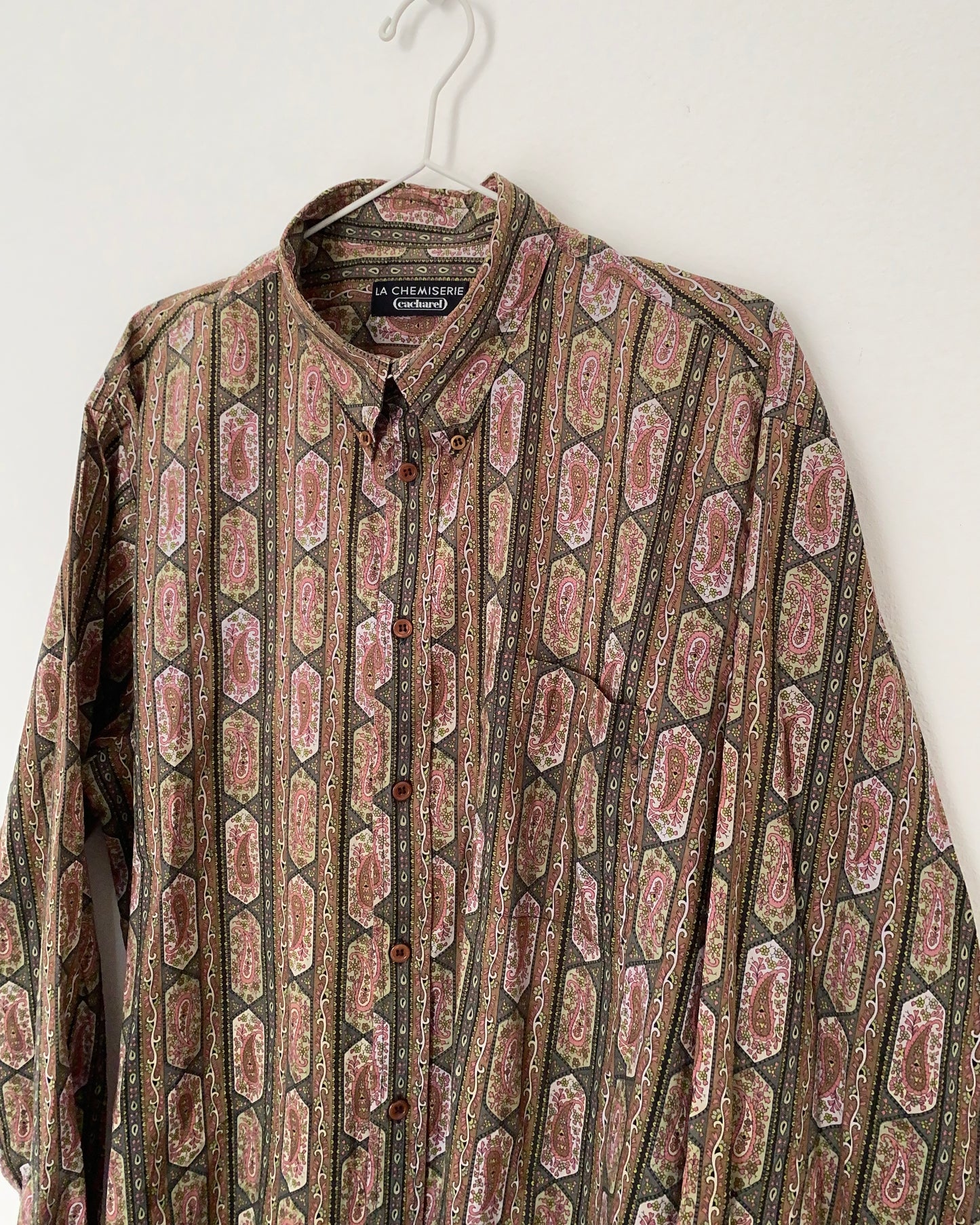 Cacharel paisley print shirt