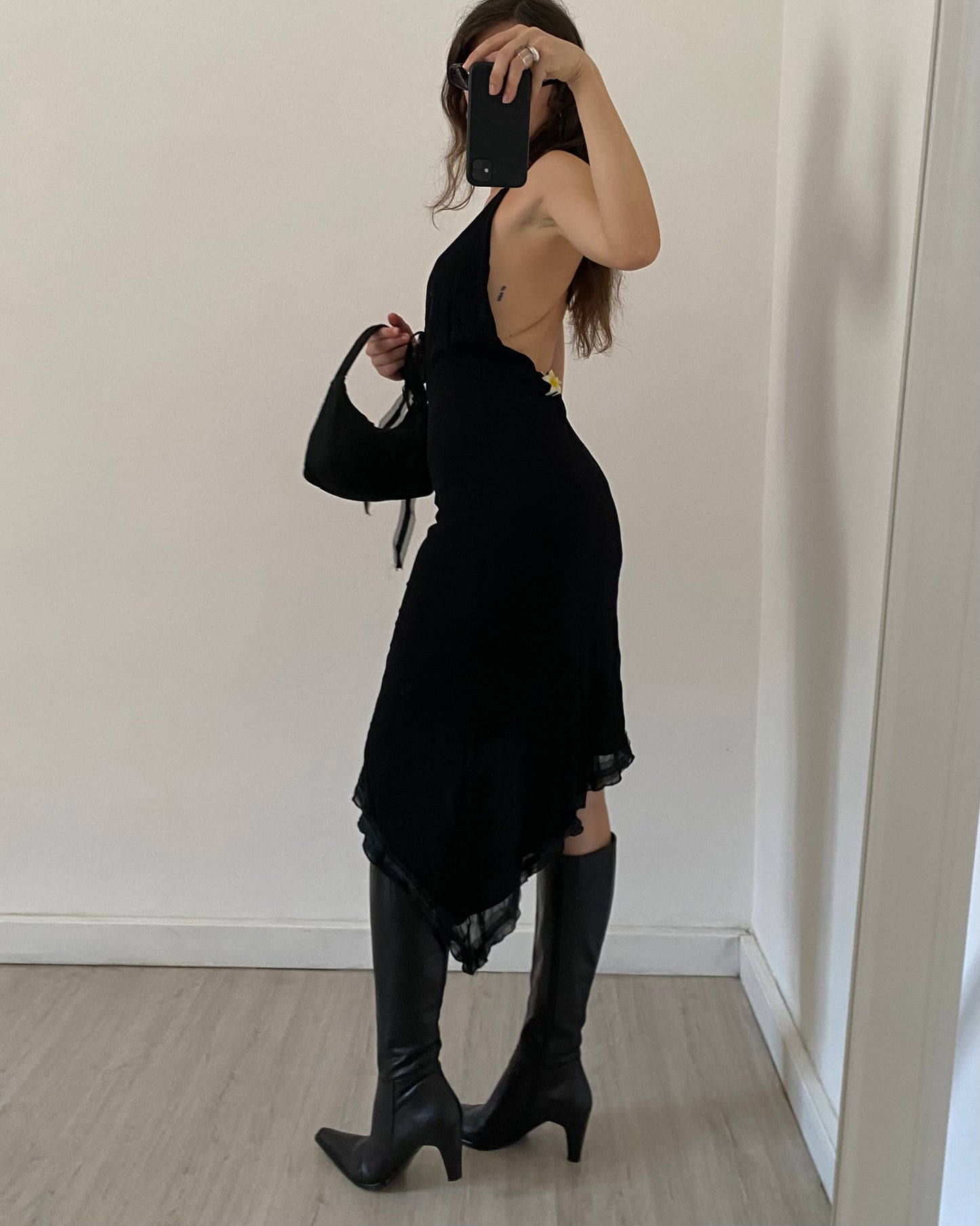 00s asymmetric dress