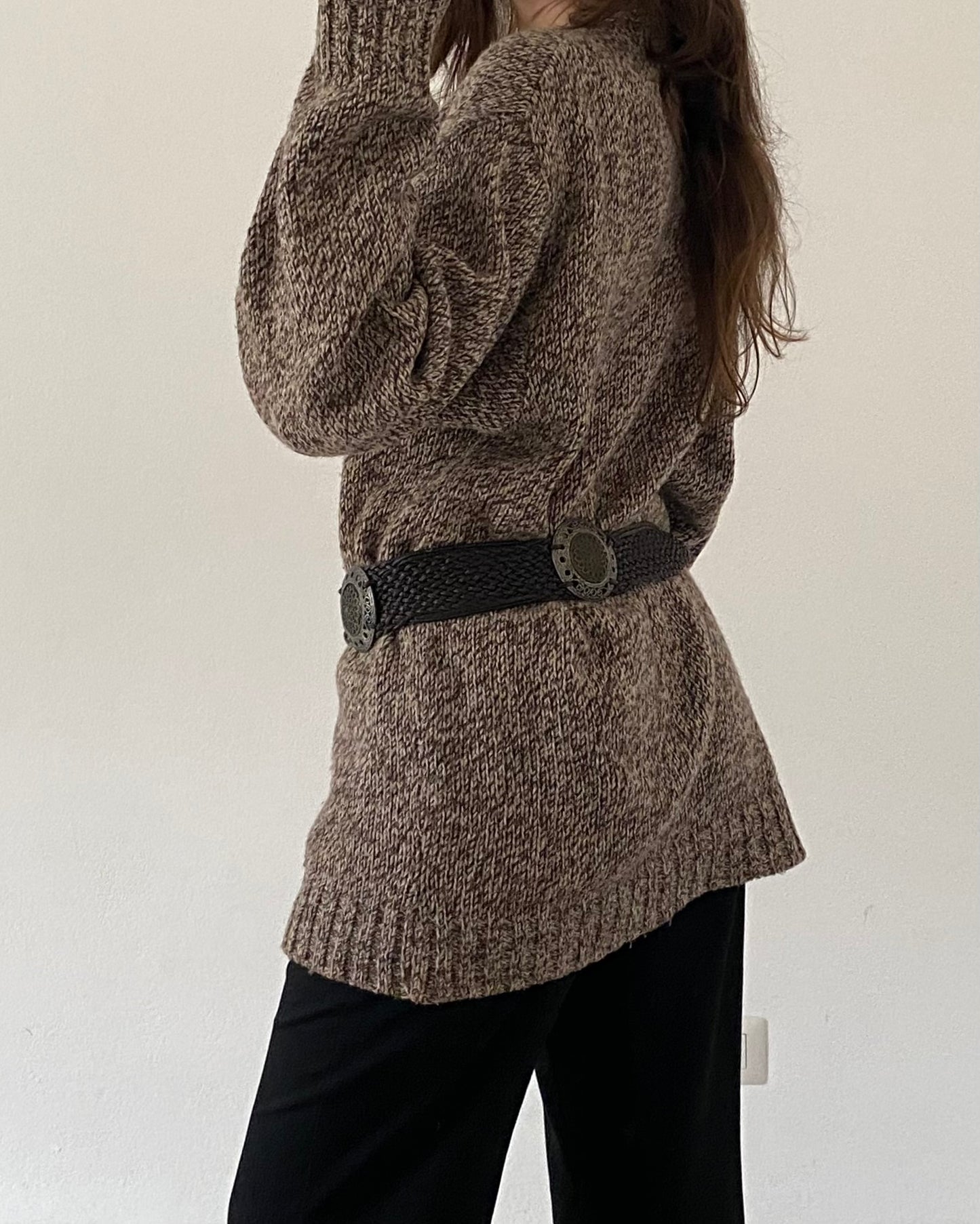 Wool v-neck jumper