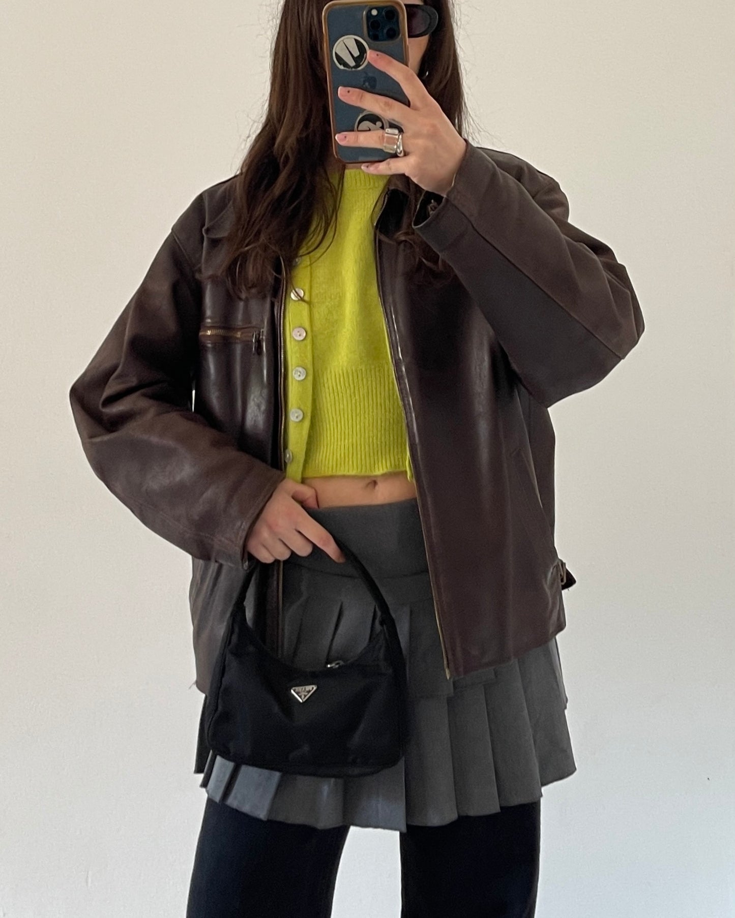 Angora wool twin-set