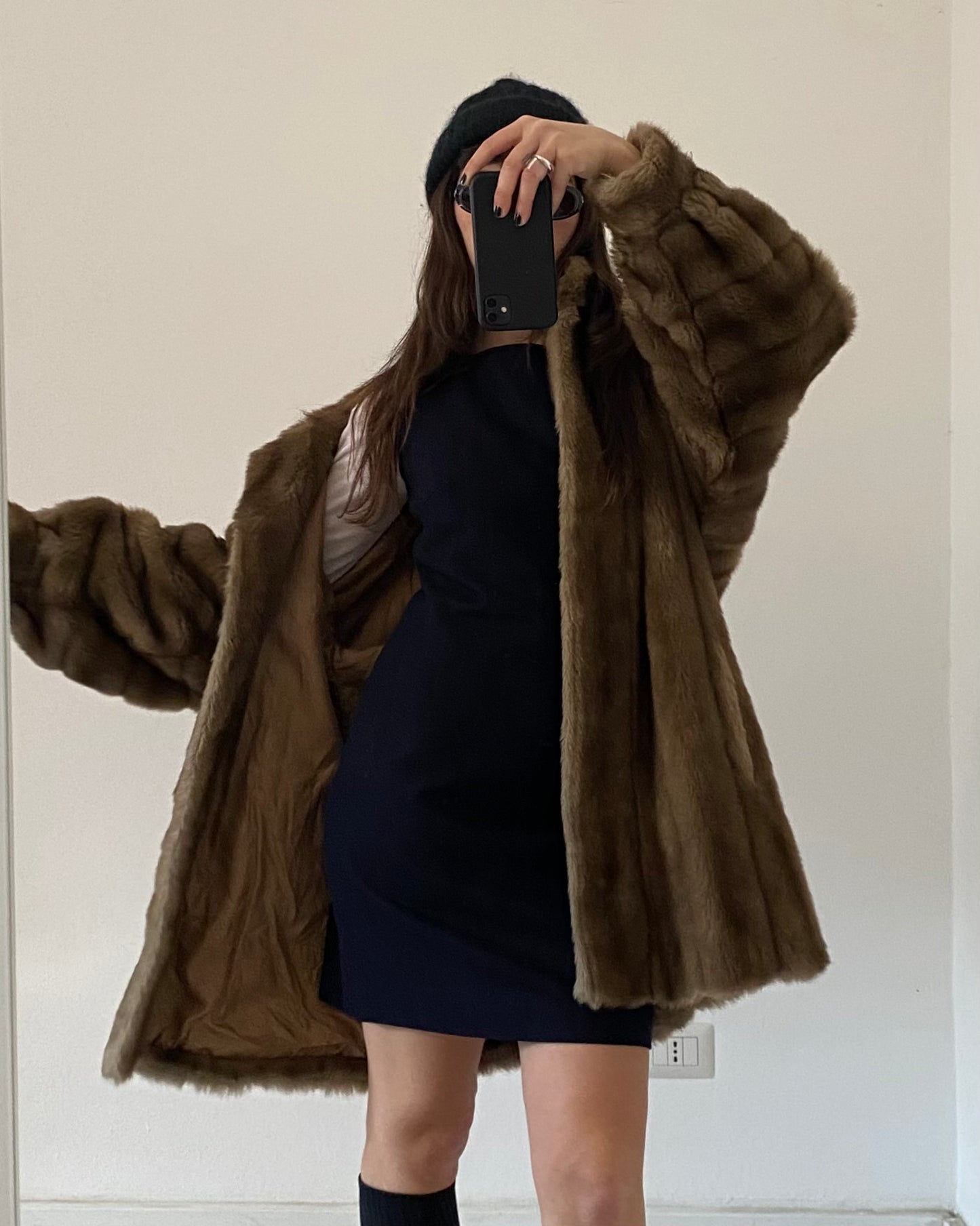 Vintage faux fur