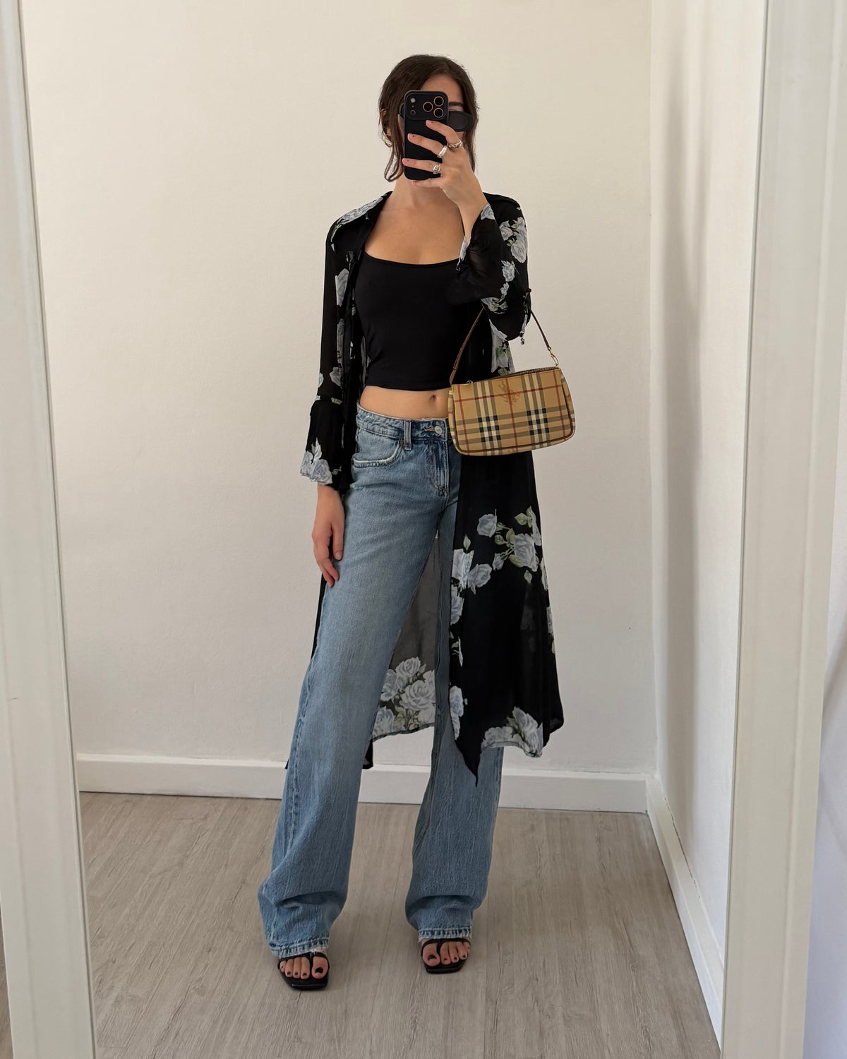 90s sheer cardigan dress
