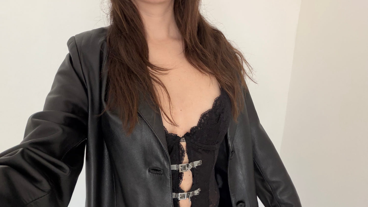 Lace corset top