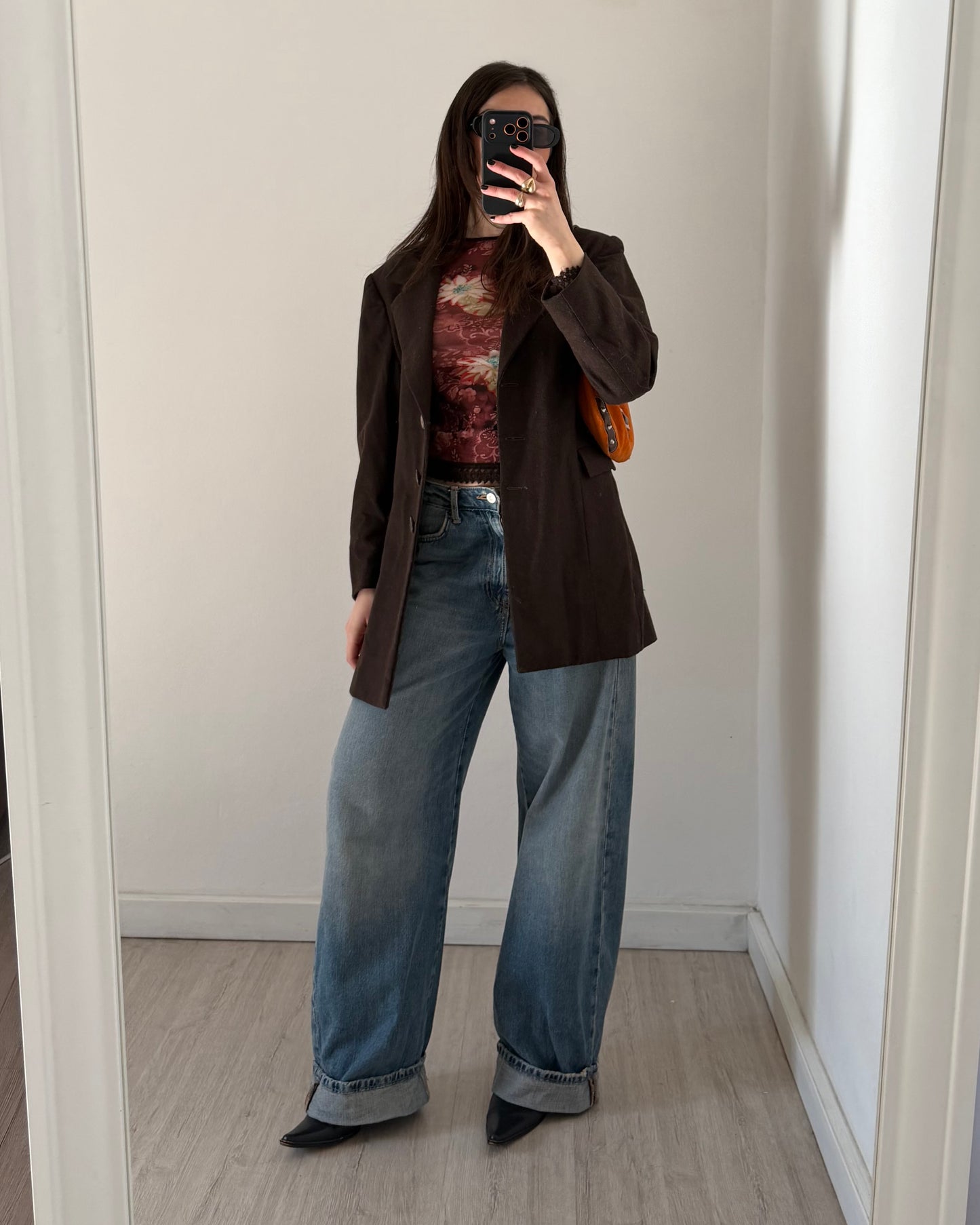 Chocolate brown blazer