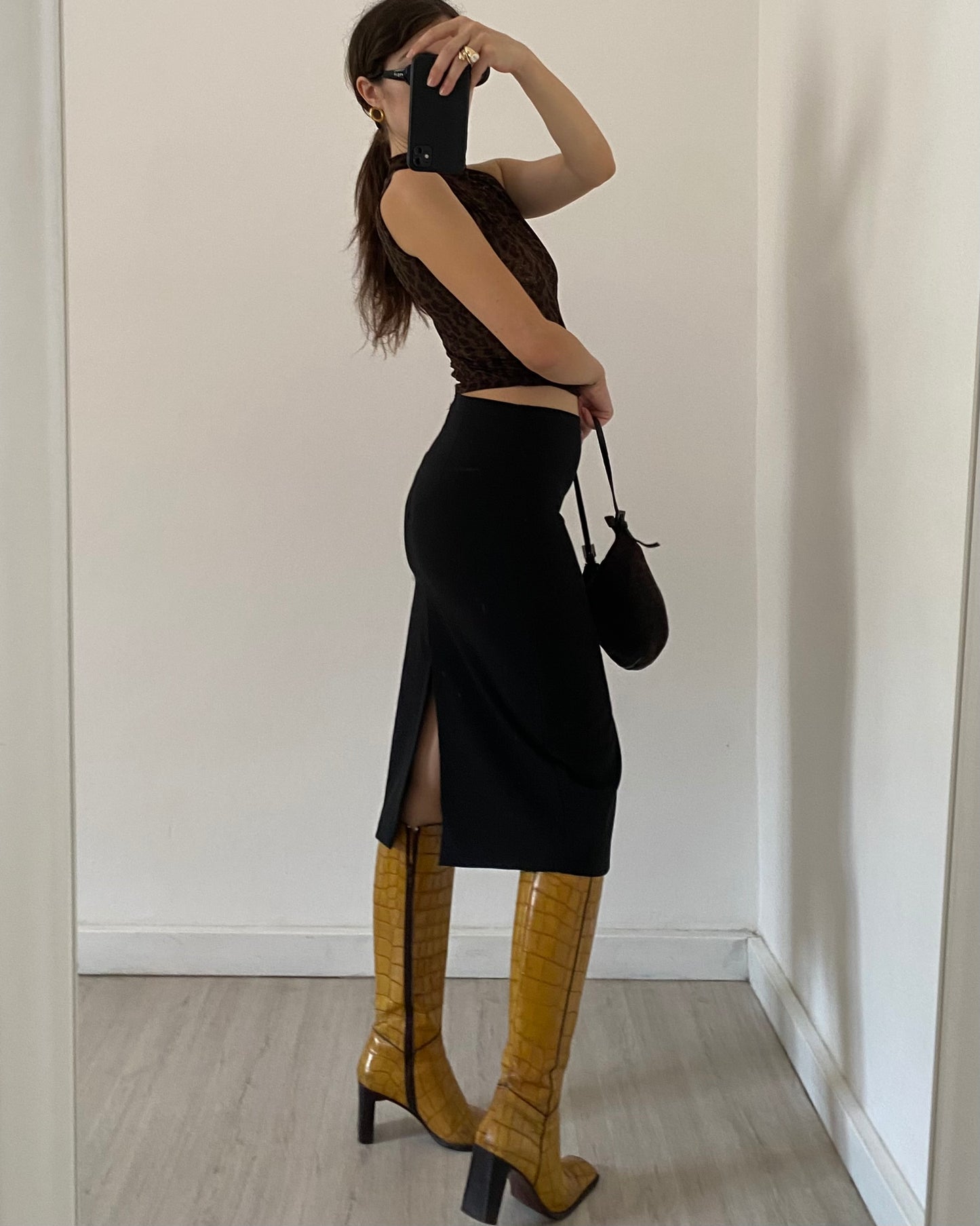 00s double slit skirt