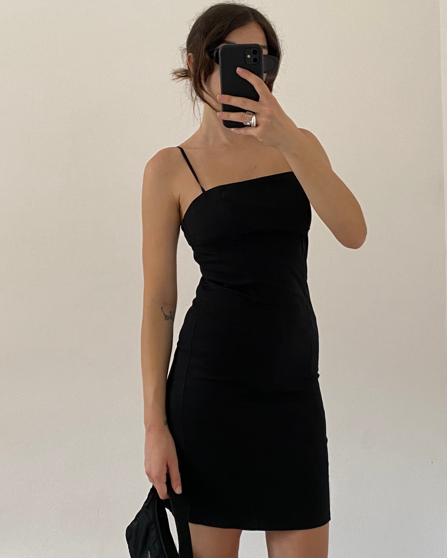 00s black tube dress