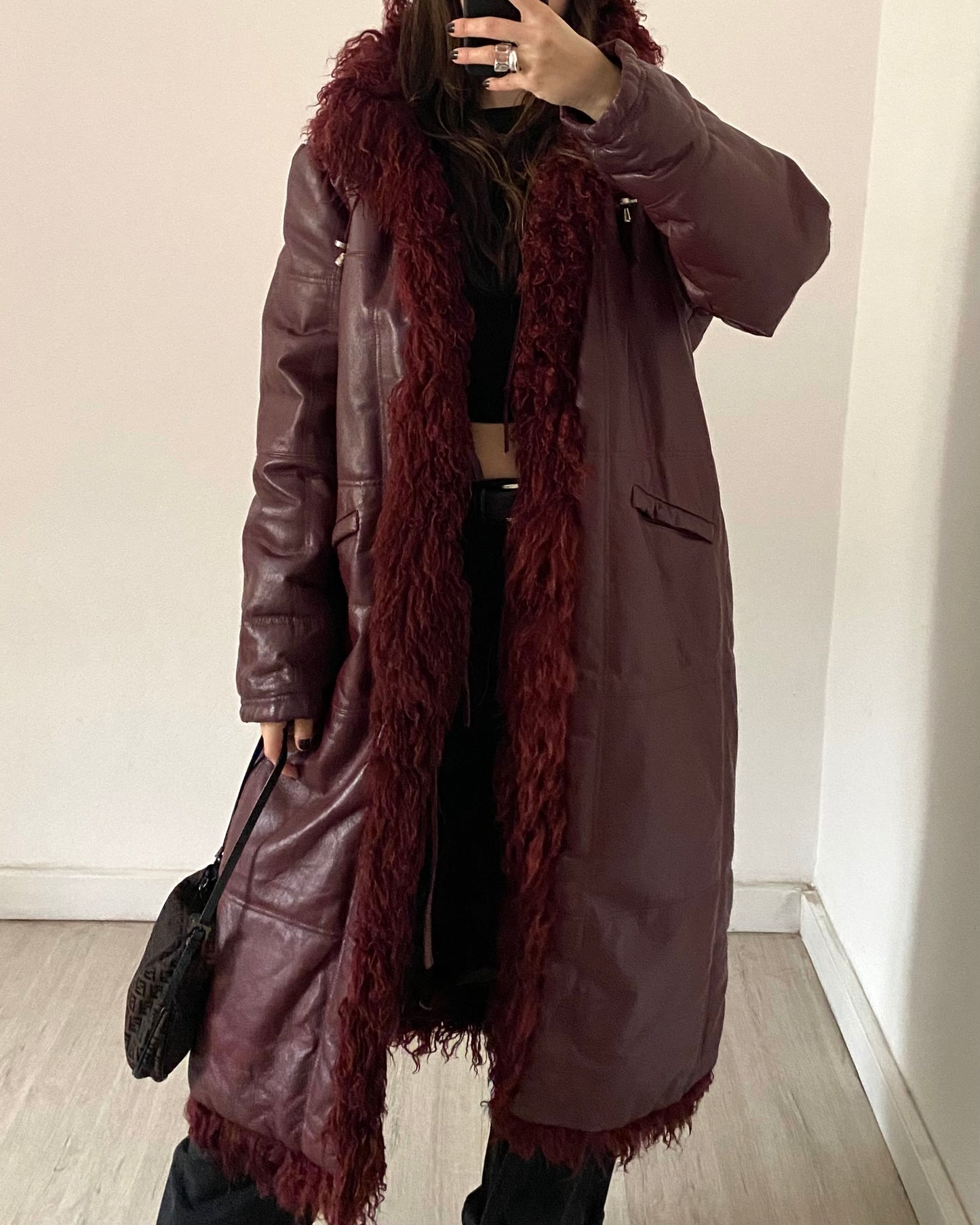 Penny lane leather coat