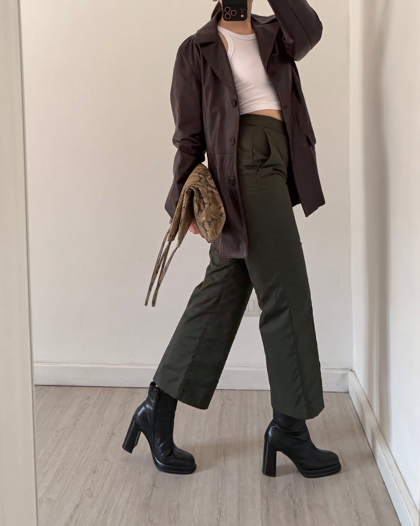 Fendissime by Fendi nylon trousers