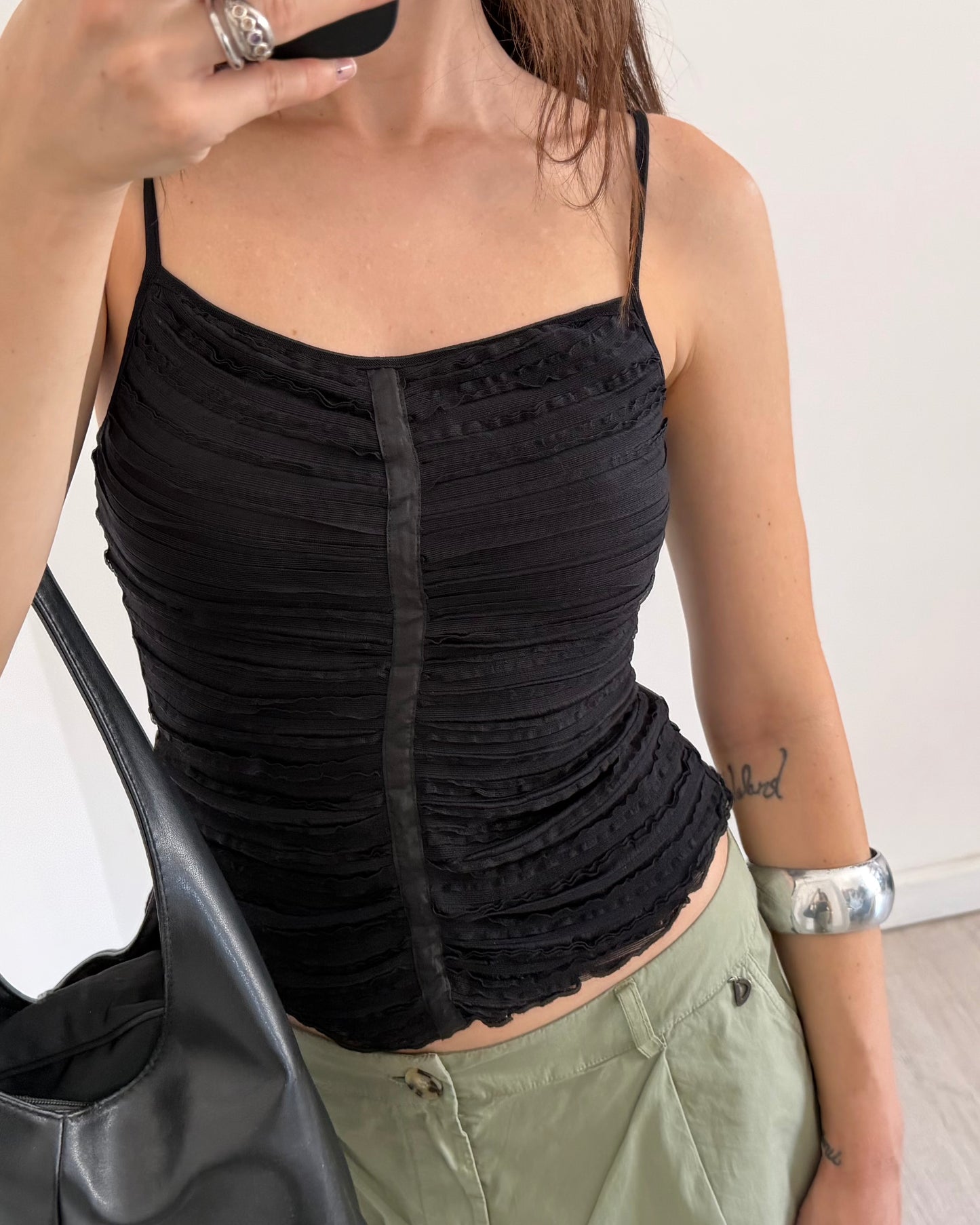 y2k ruched top