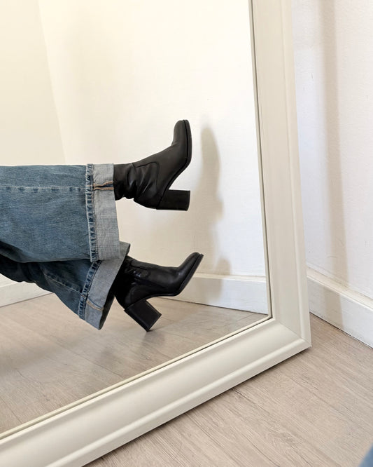 90s leather boots