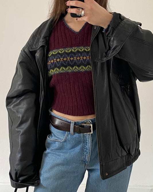 90s v-neck jumper