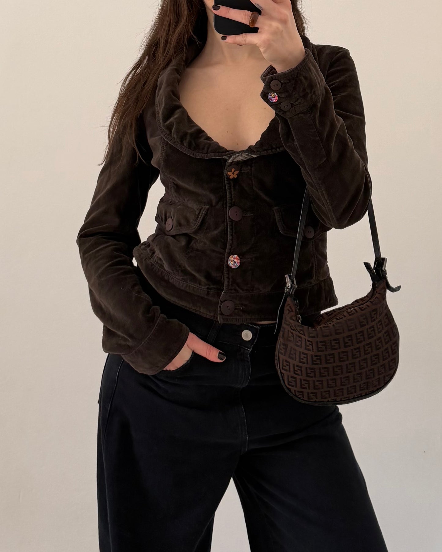 Fitted mini blazer