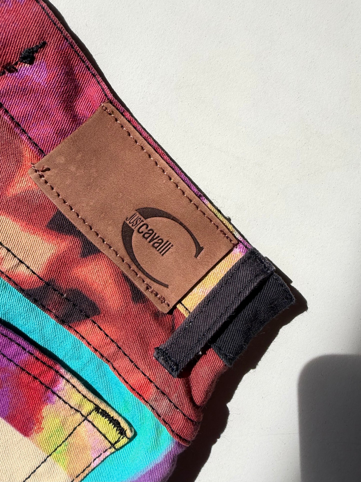 Roberto Cavalli printed jeans