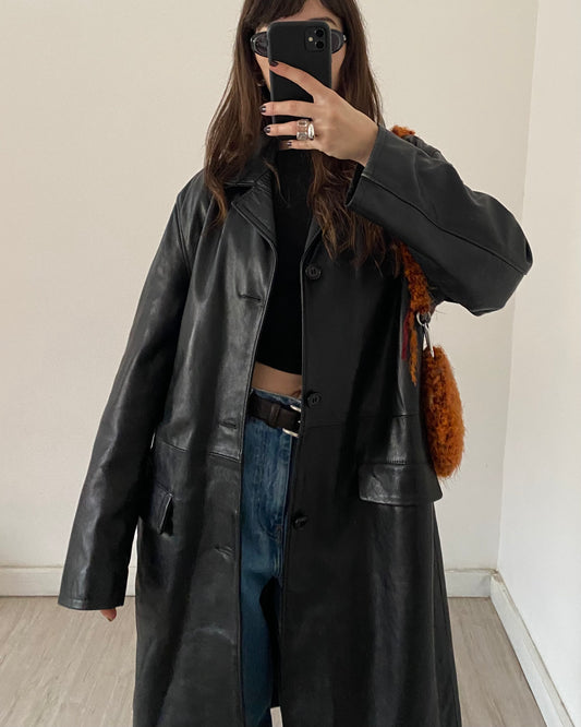 90s leather jacket