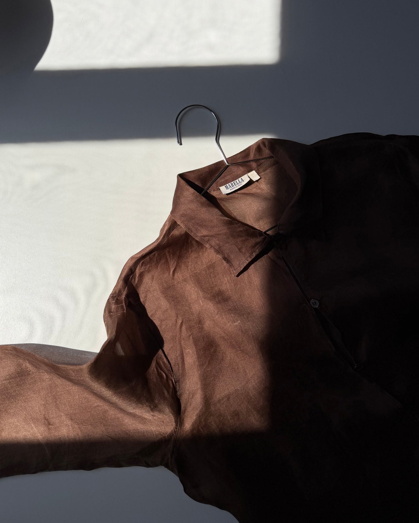 Marella silk buttoned shirt
