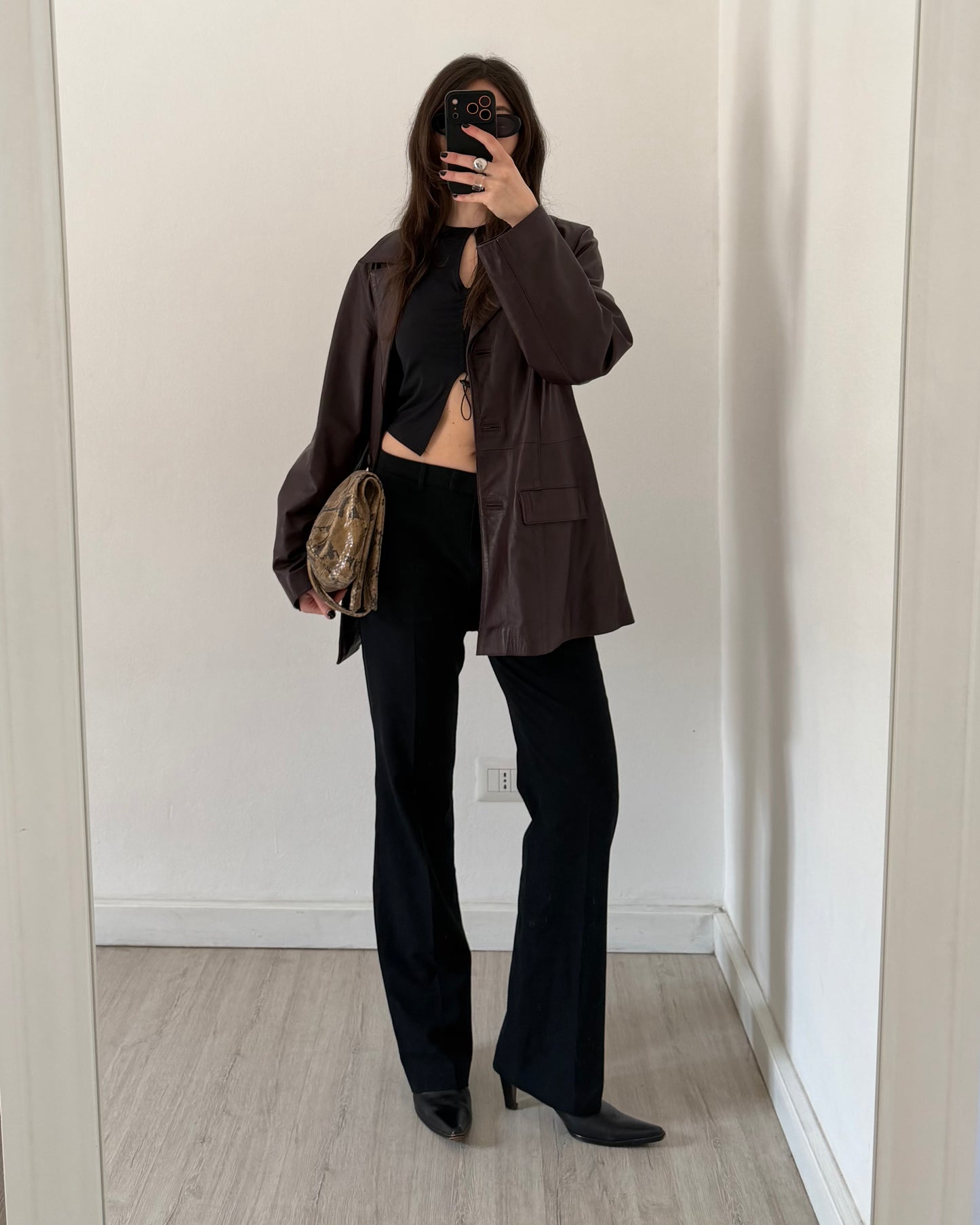 Pinko straight leg suit trousers