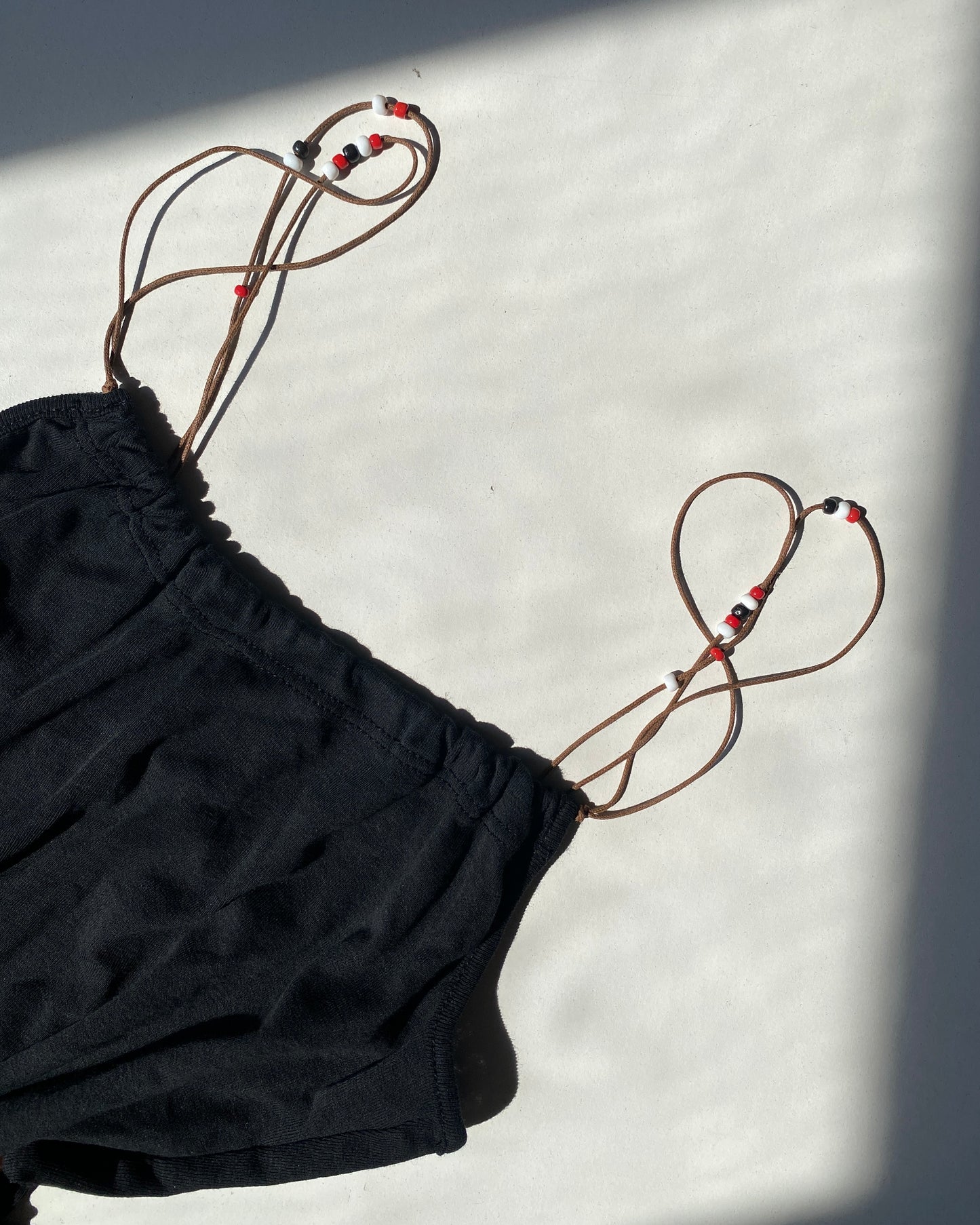 Beaded halterneck top