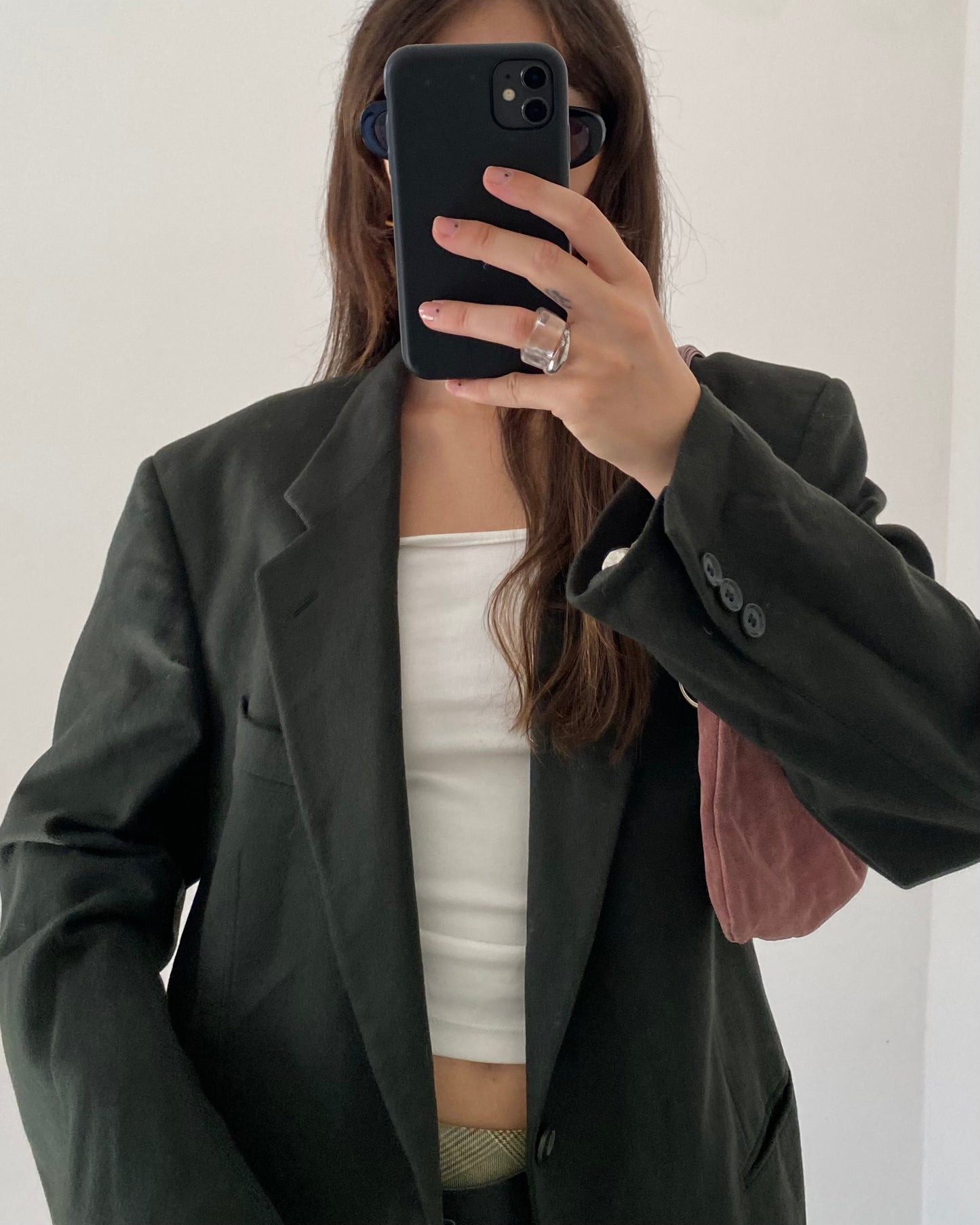 Cashmere and wool blazer