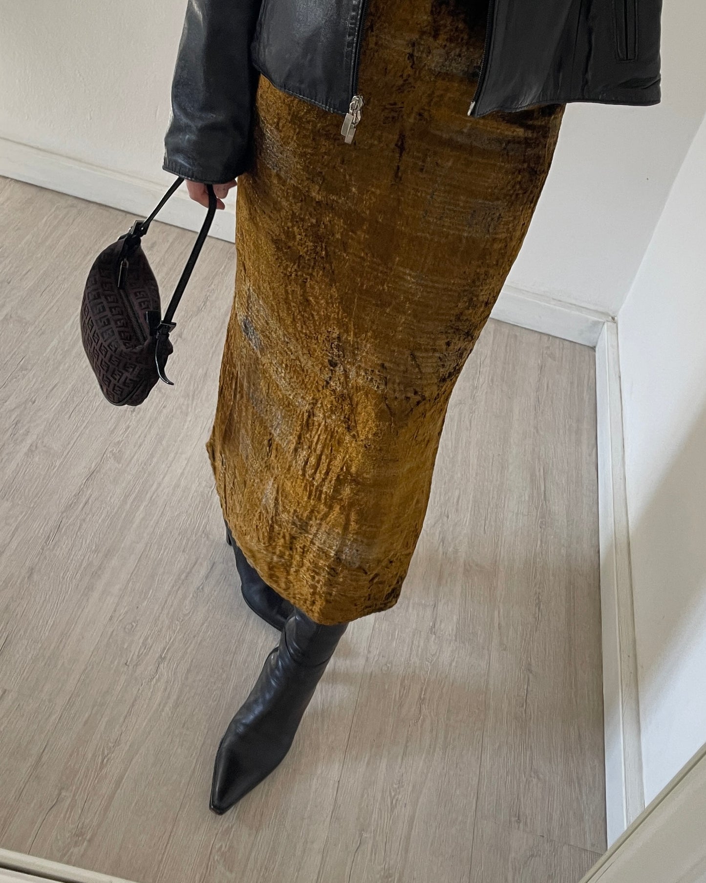 Ferrero Rocher midi skirt