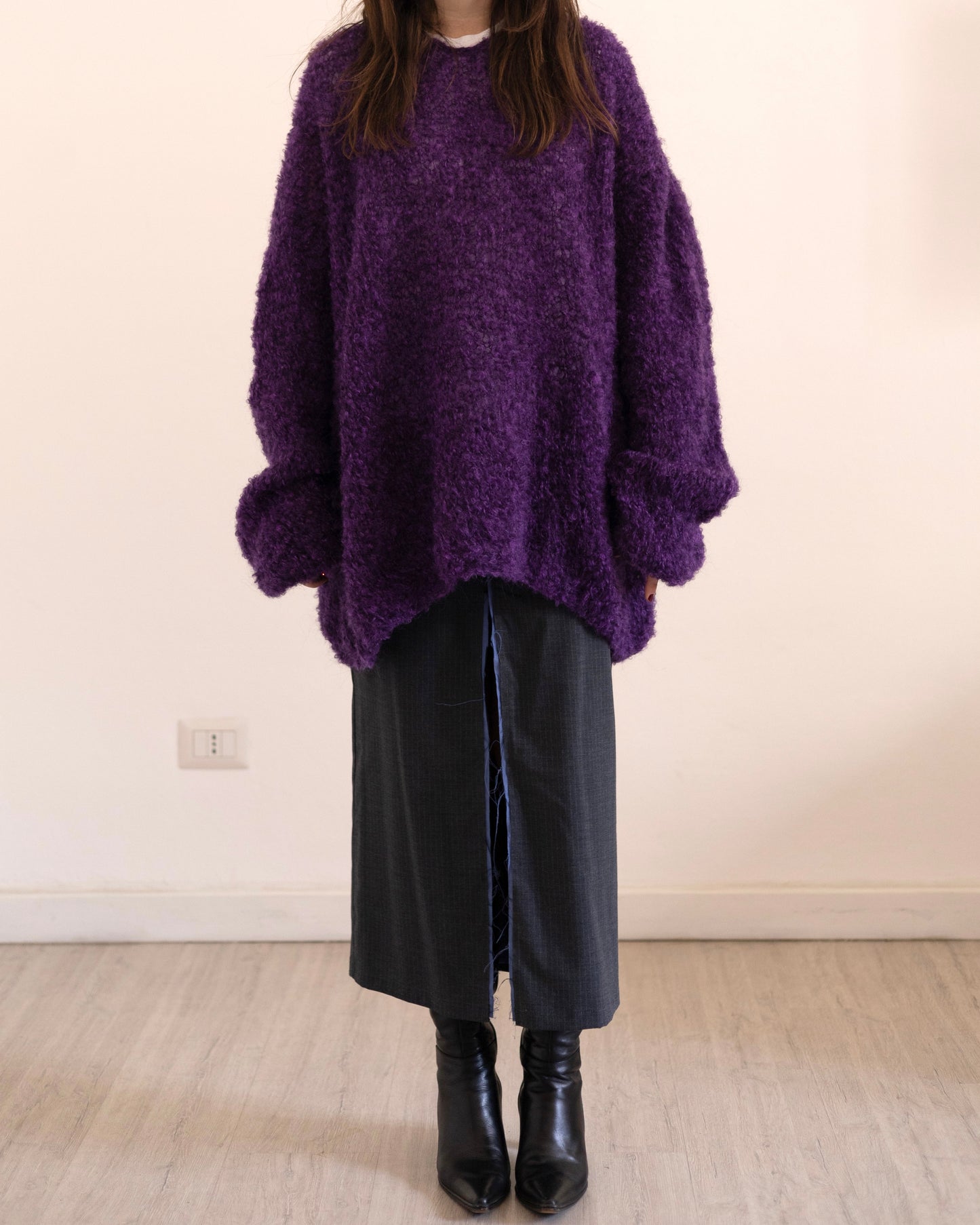 Knit bouclé jumper