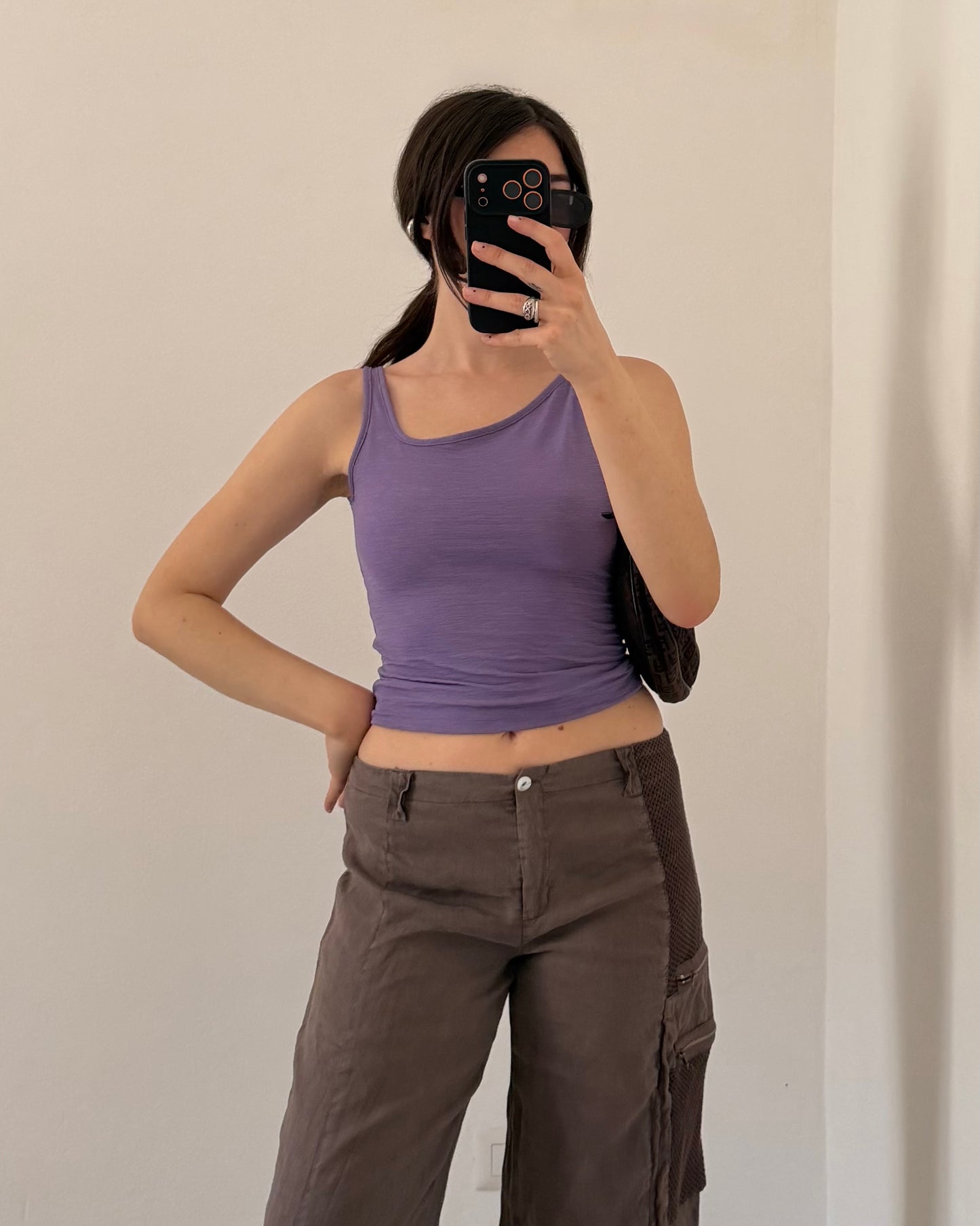 y2k lilac top