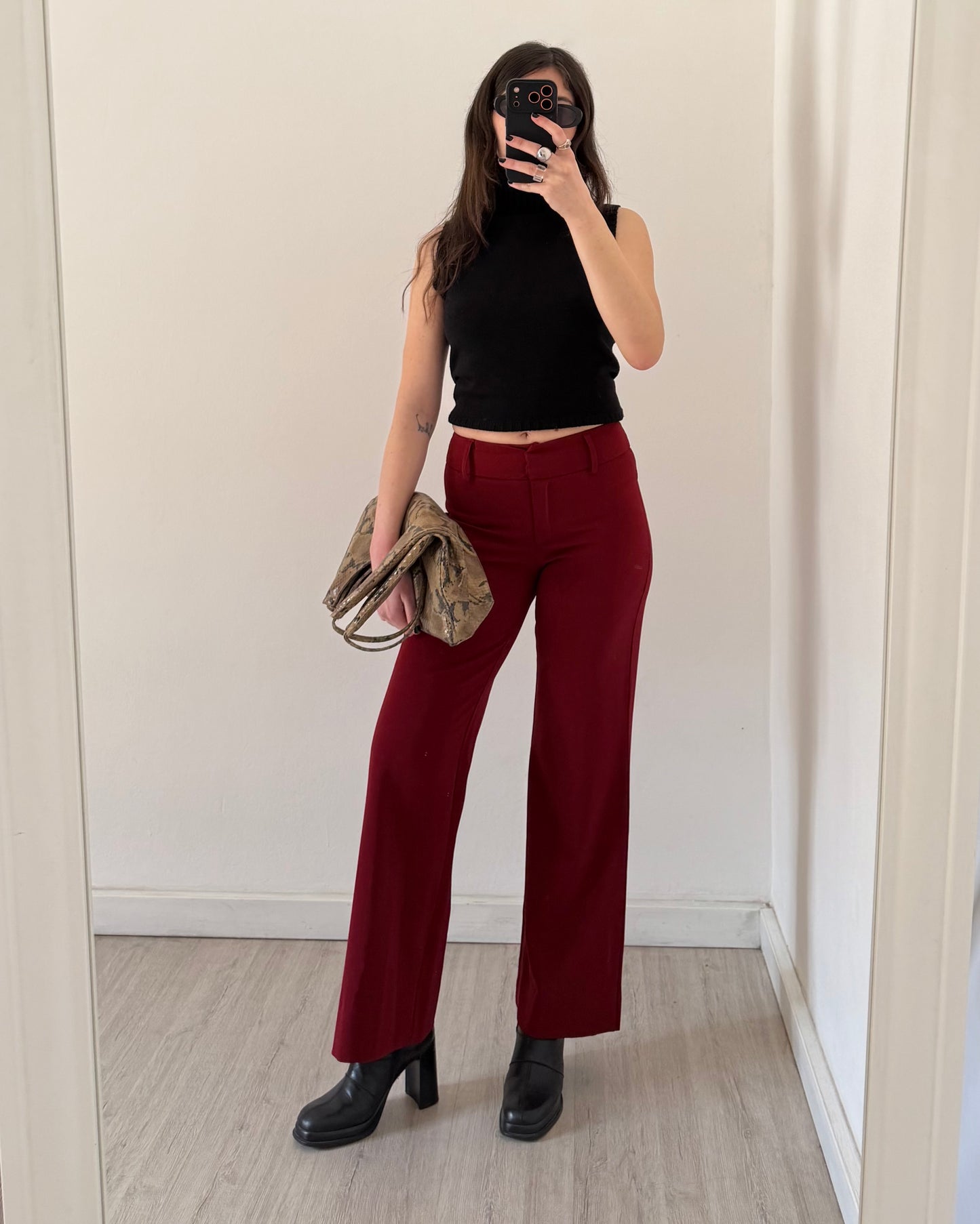 00s straight leg trousers