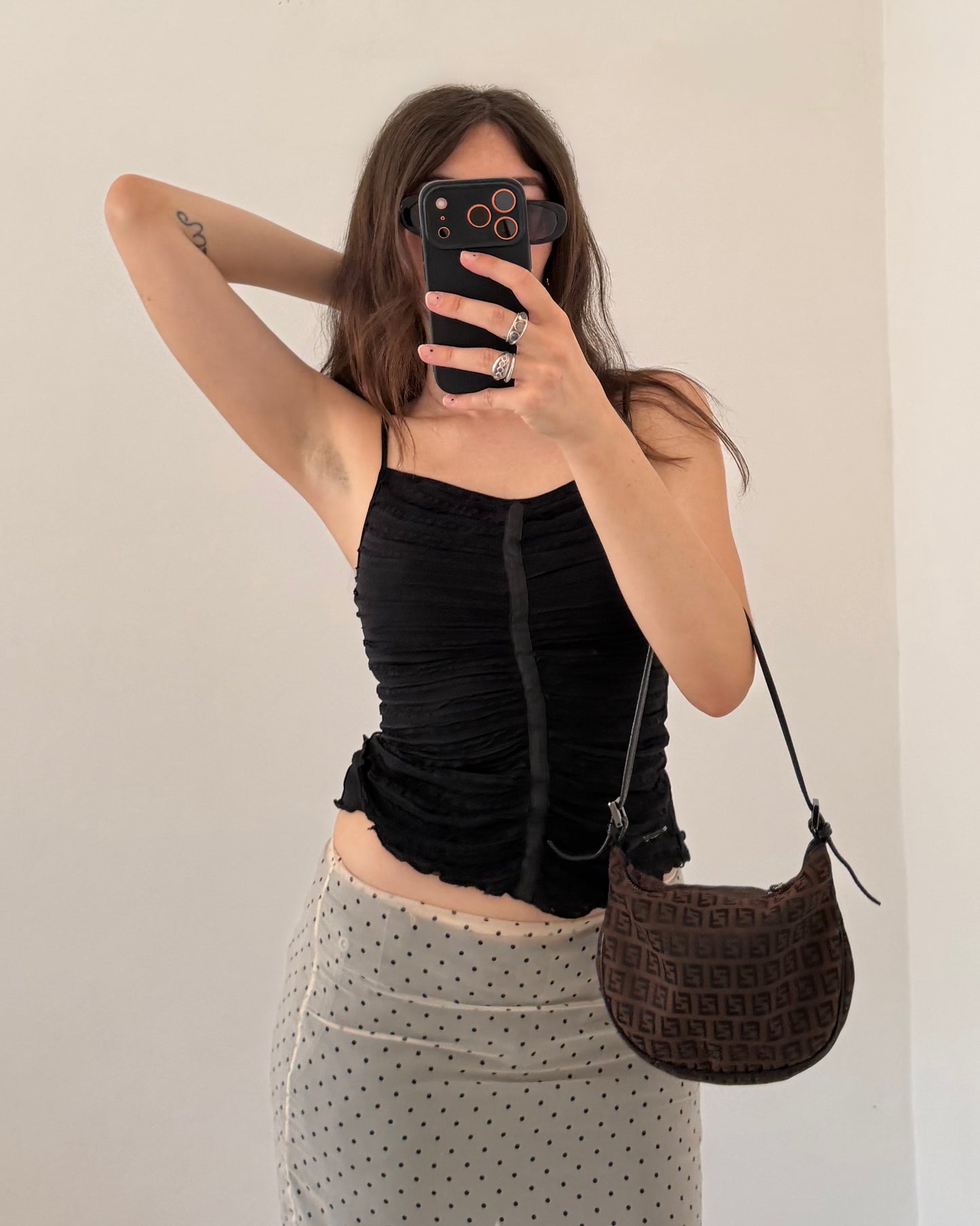 y2k ruched top