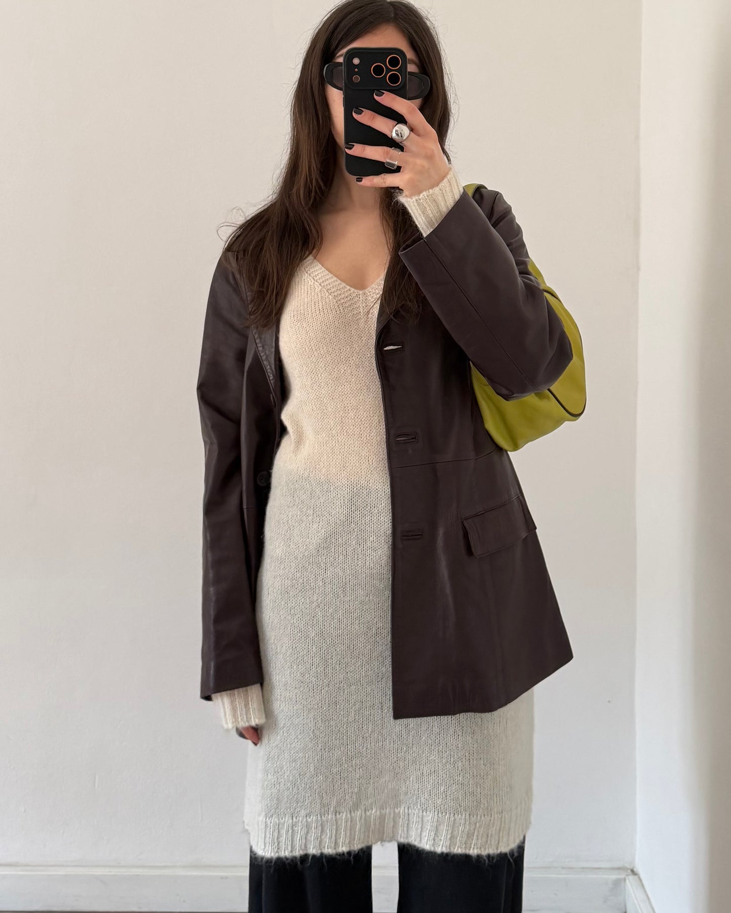 Mohair knit dress