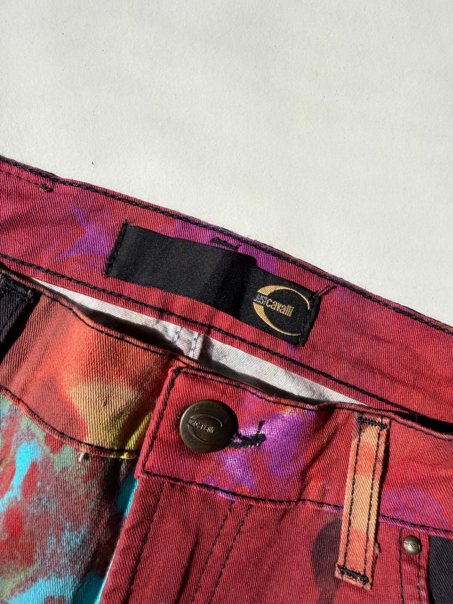 Roberto Cavalli printed jeans