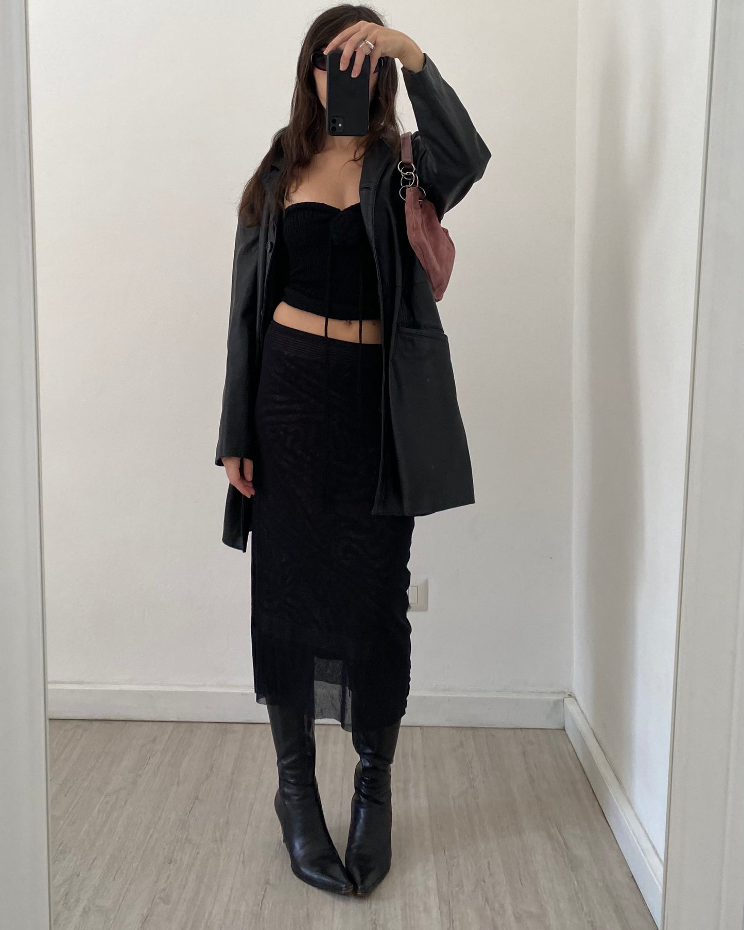 Knit top with flower