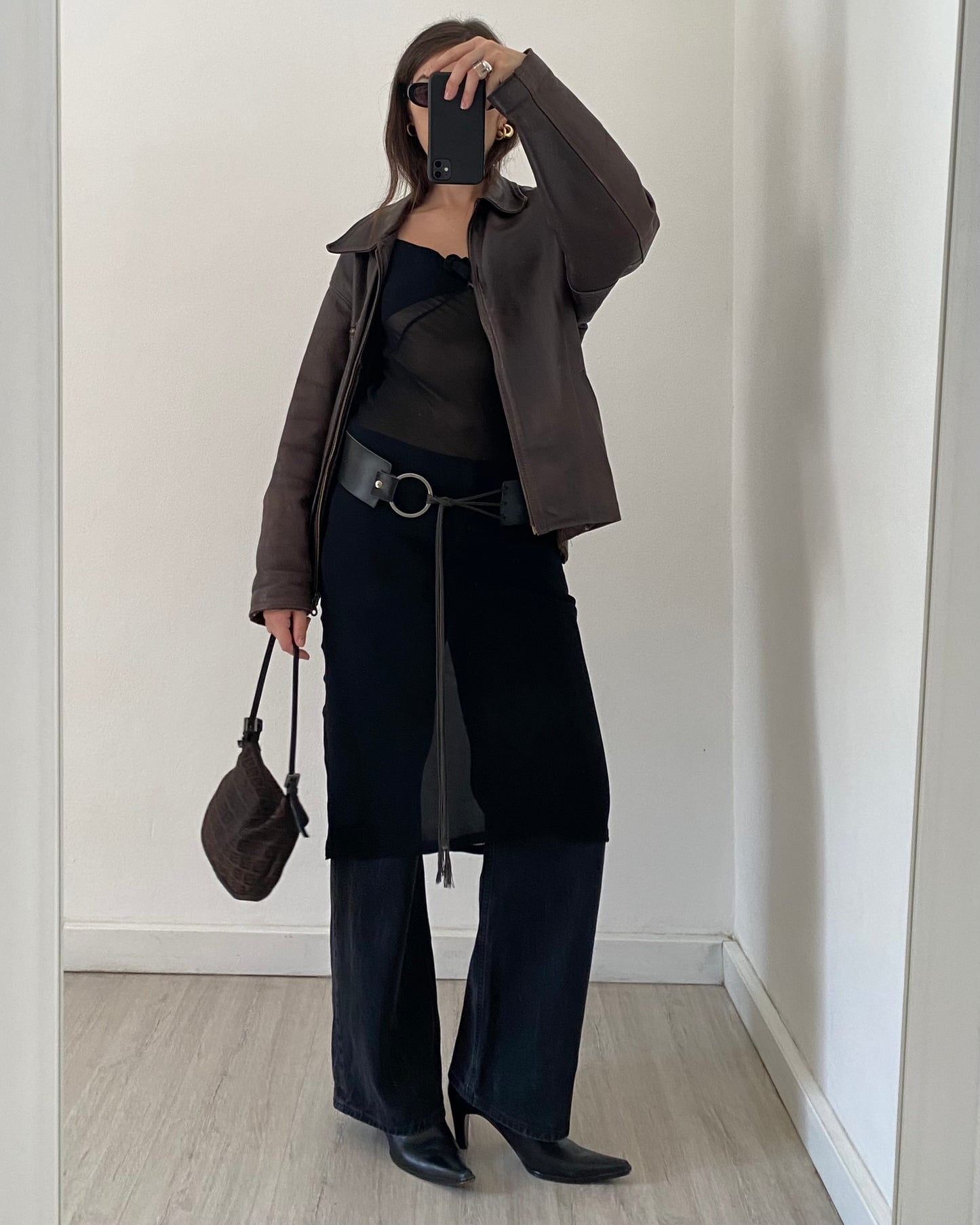 00s sheer midi dress